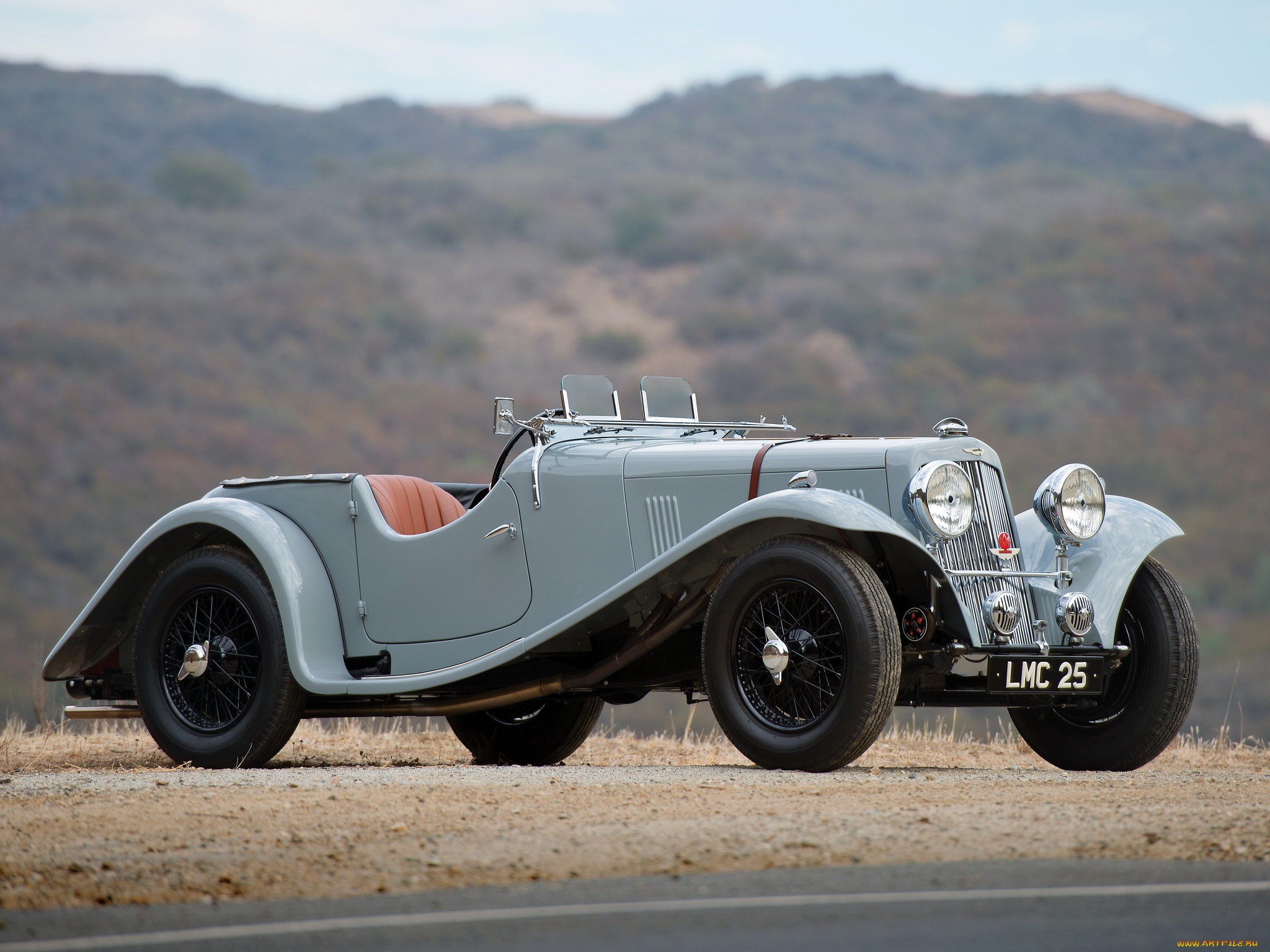 автомобили, классика, aston-martin, 15-98-2-4, passenge, серый