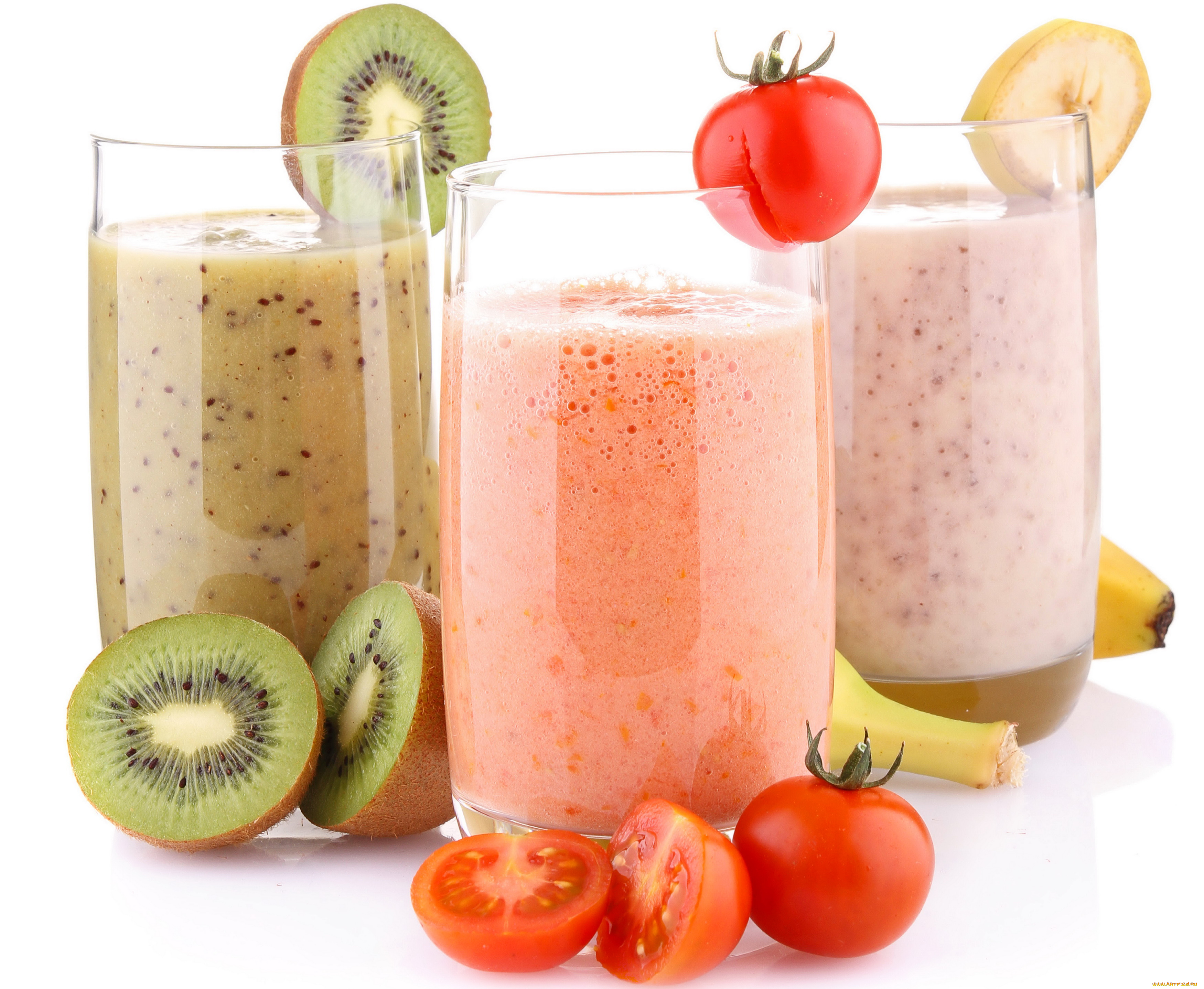 еда, напитки, , сок, киви, сок, банан, помидор, томаты