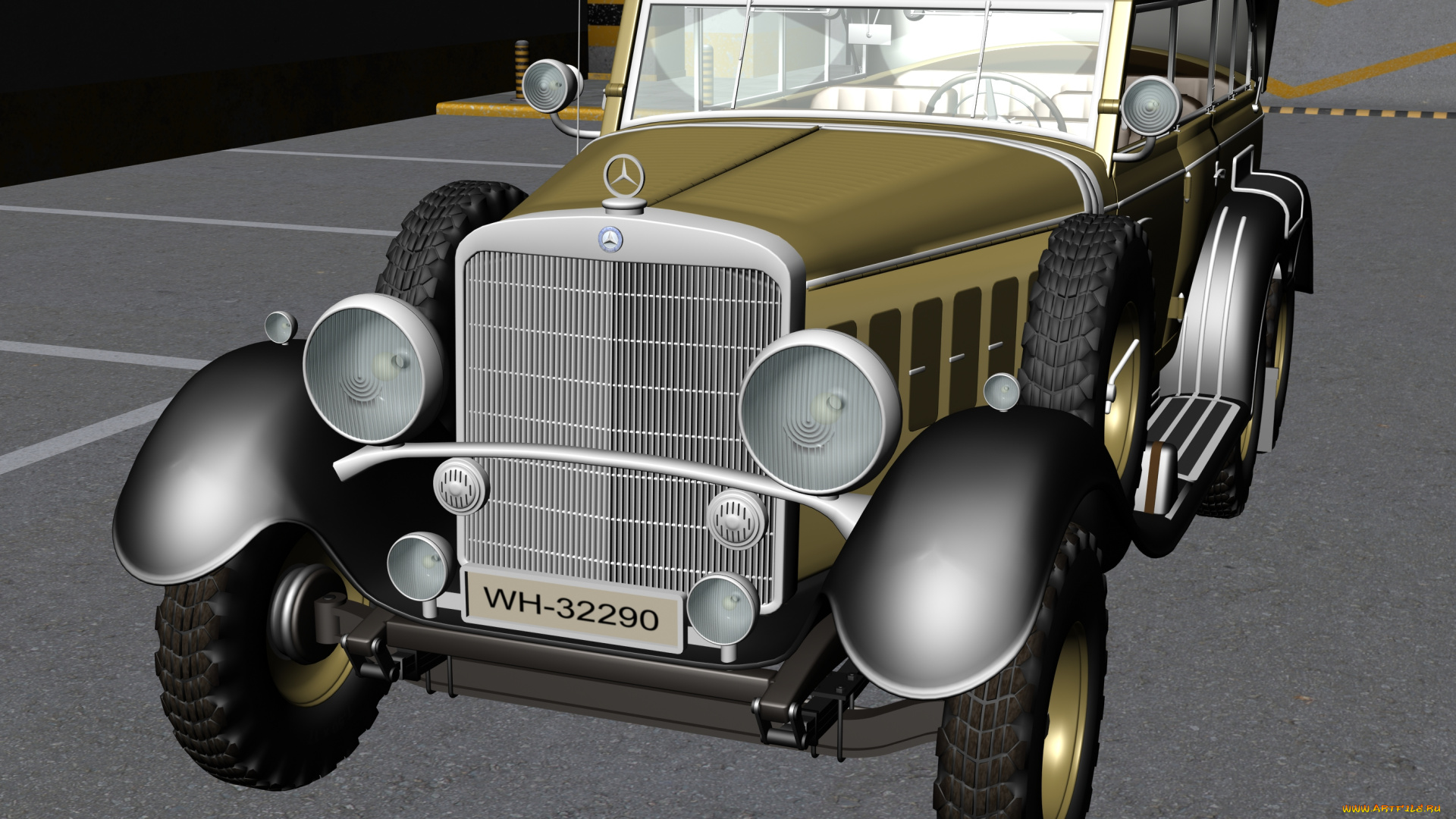 автомобили, 3д, фон, автомобиль