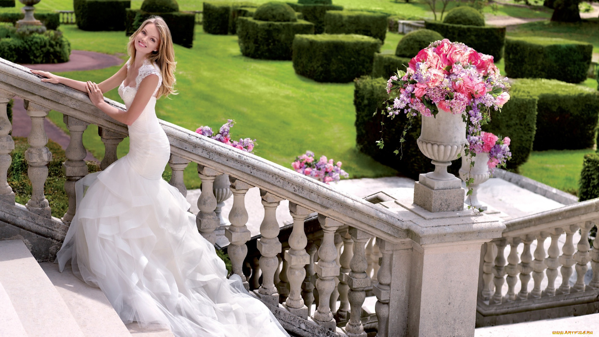 девушки, lindsay, ellingson, платье, свадьба, модель, праздник, улыбка, невеста