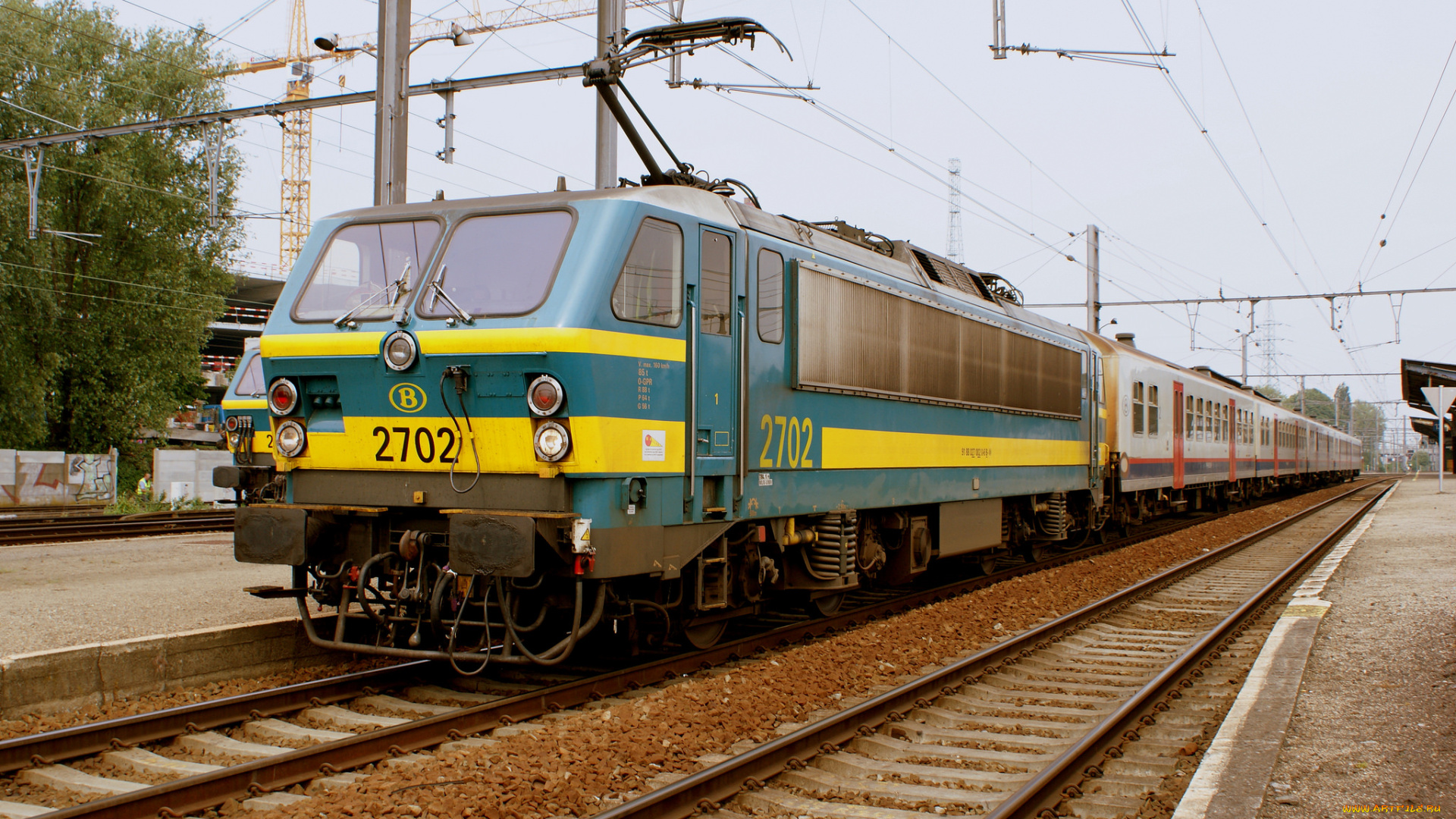 техника, электрички, железная, дорога, локомотив, состав