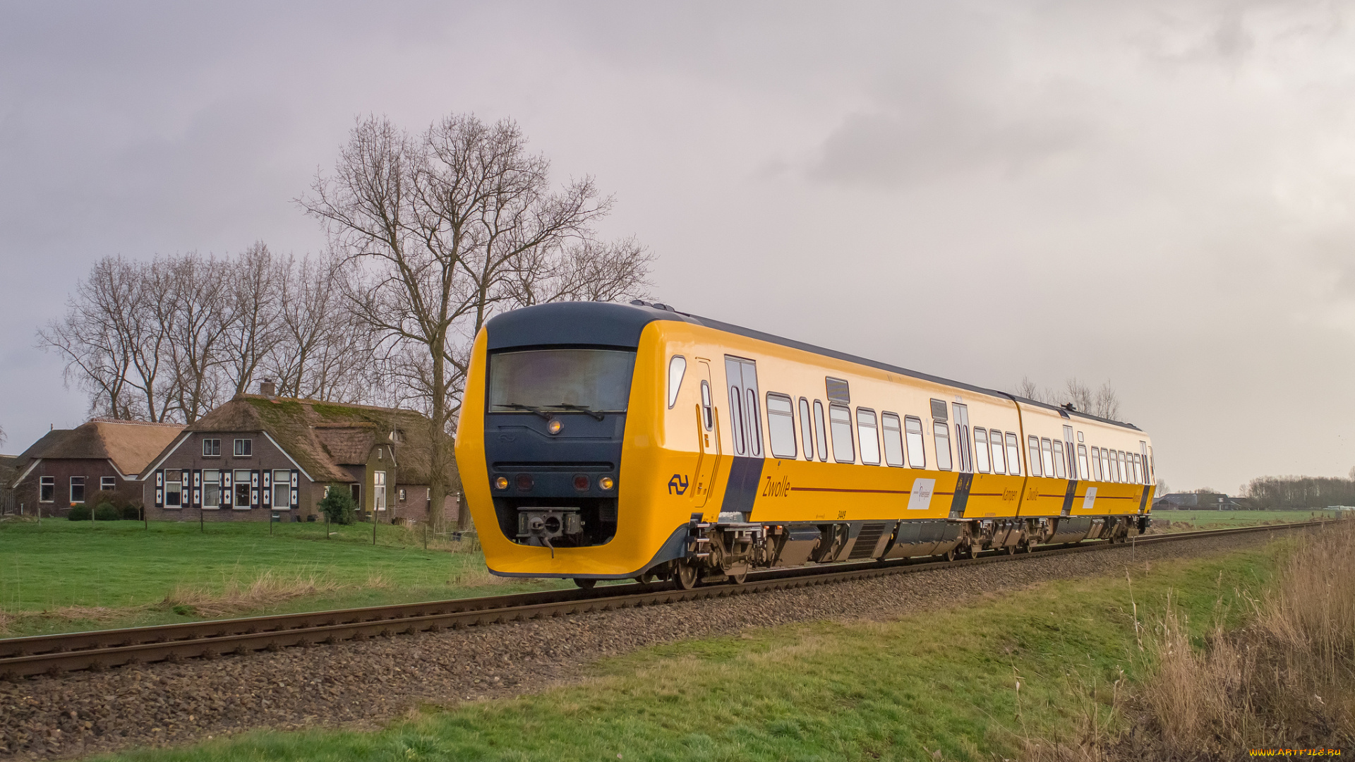 техника, поезда, железная, дорога, локомотив, состав