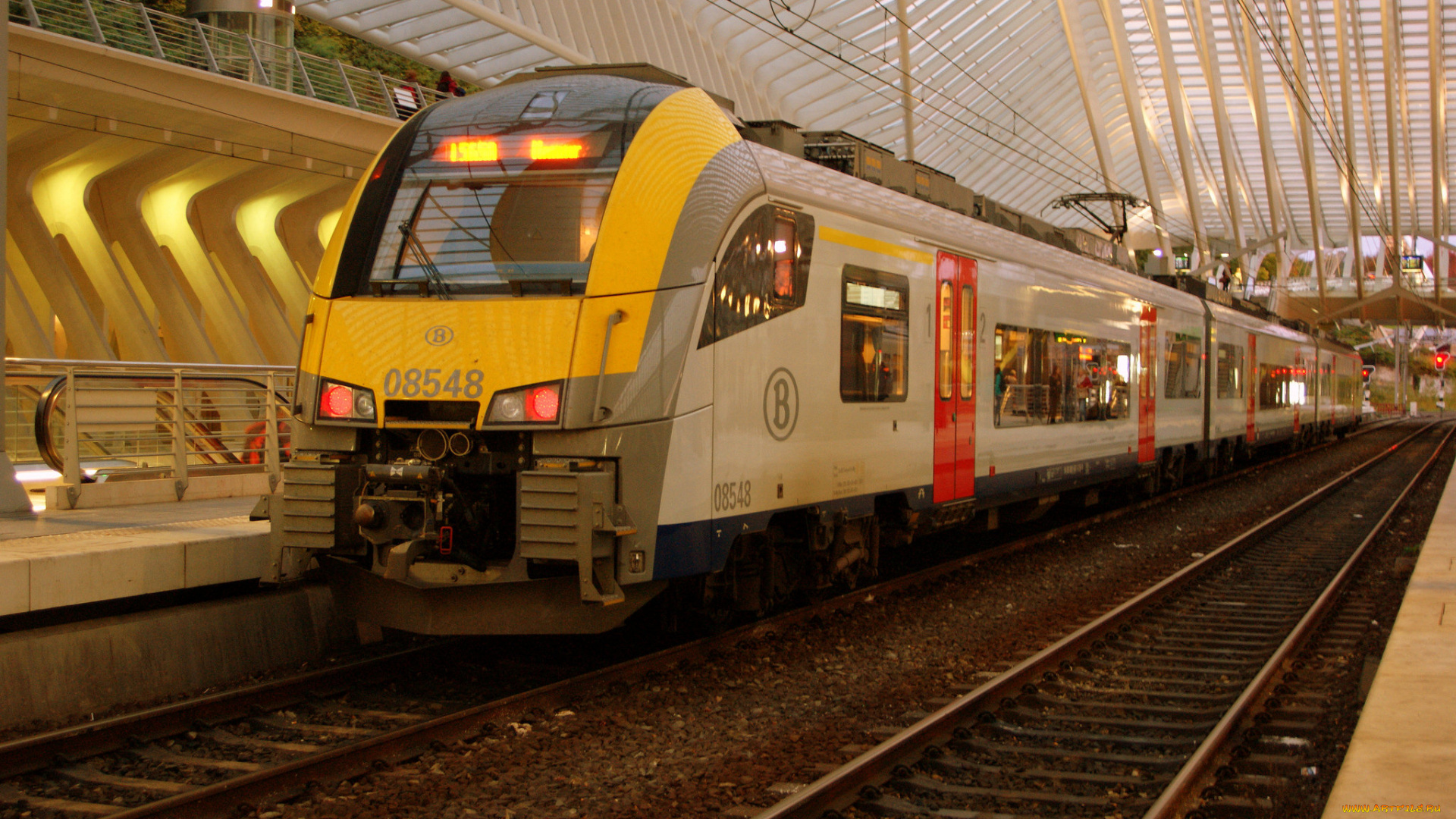 техника, поезда, железная, дорога, локомотив, состав