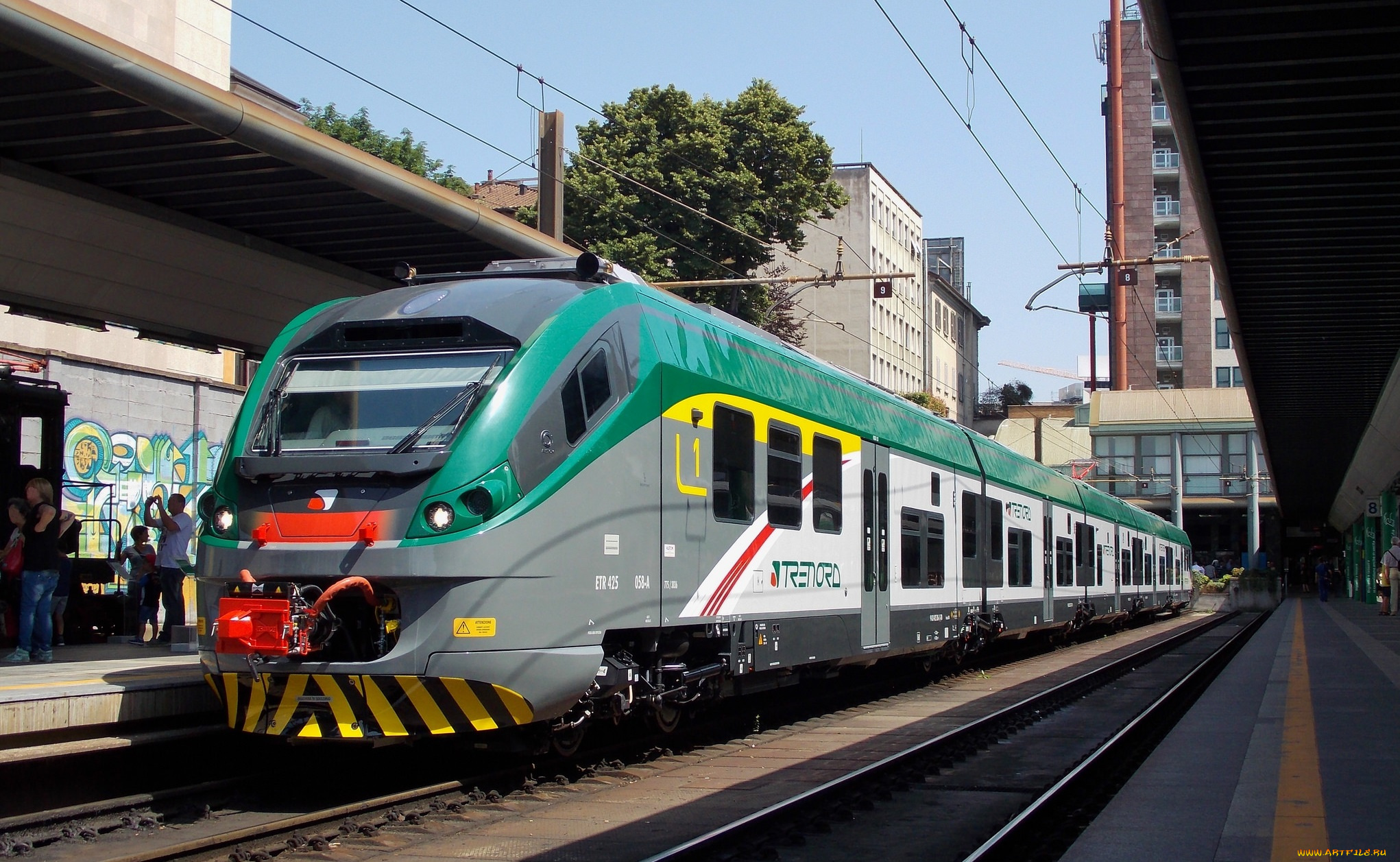 техника, электрички, железная, дорога, локомотив, состав