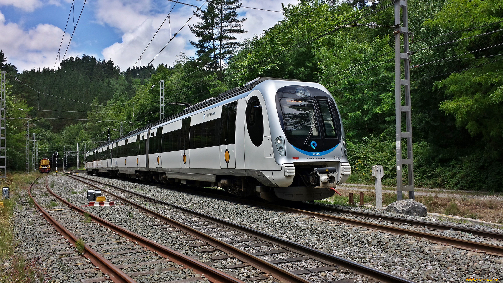 техника, электрички, железная, дорога, локомотив, состав