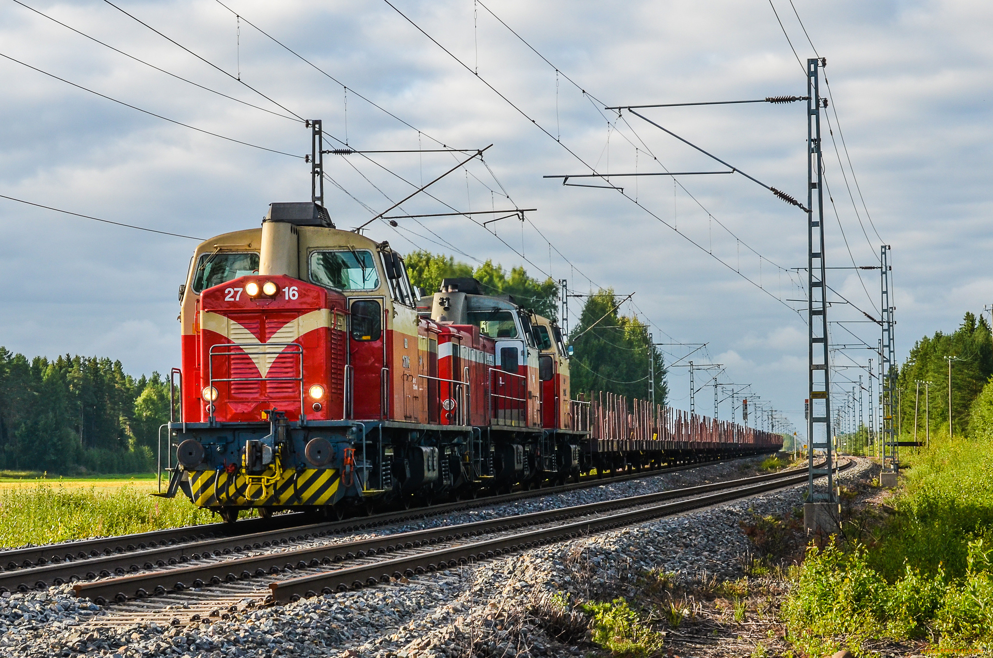 техника, электрички, железная, дорога, локомотив, состав