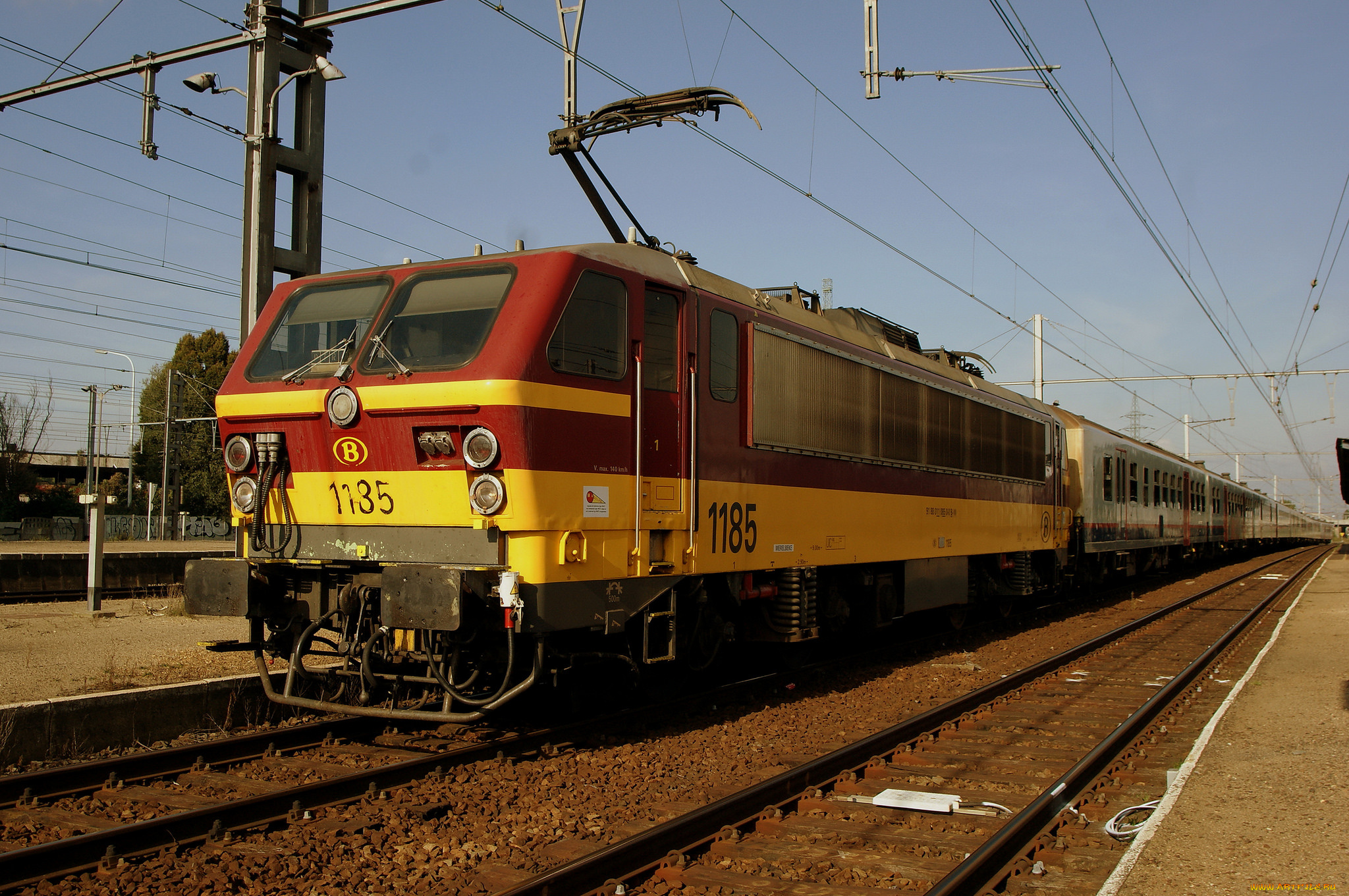 техника, электрички, железная, дорога, локомотив, состав