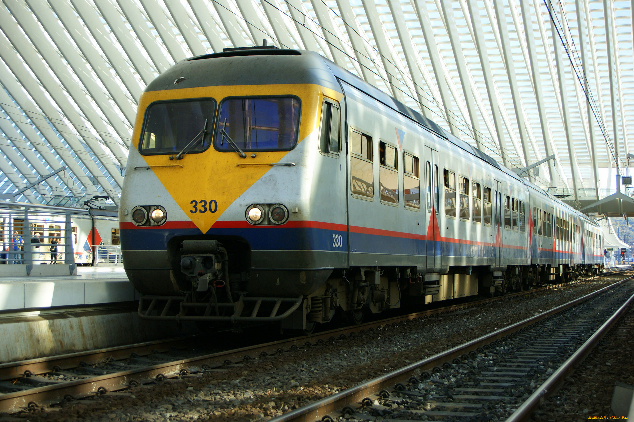 техника, электрички, железная, дорога, локомотив, состав