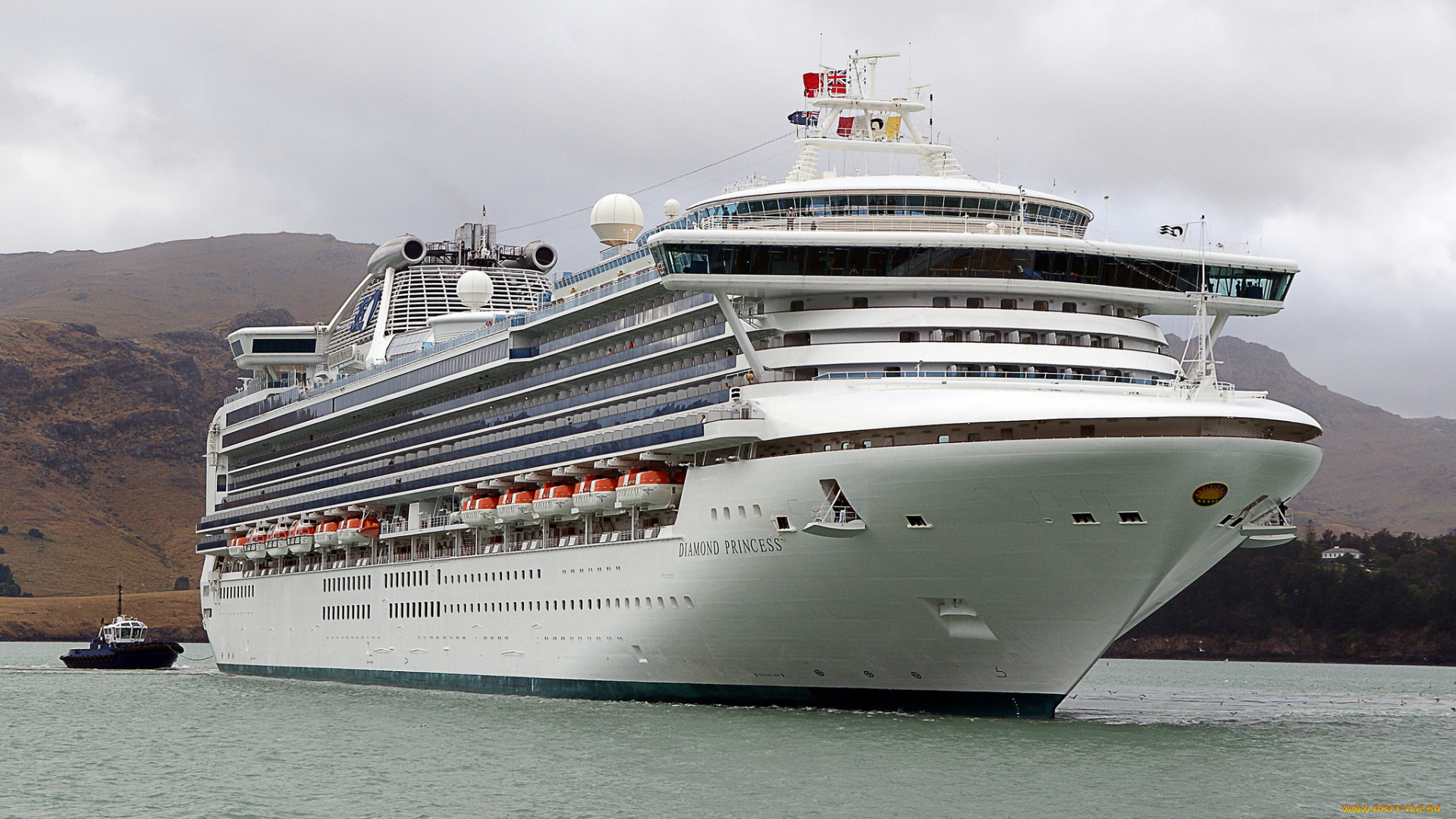 diamond, princess, корабли, лайнеры, круизный, лайнер