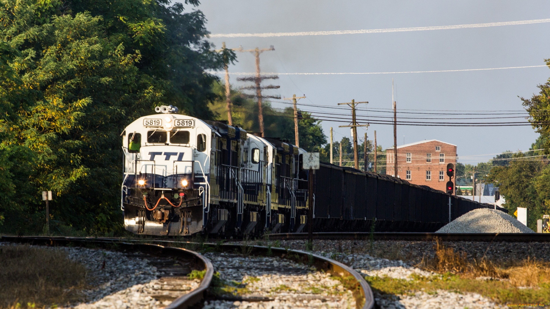 техника, поезда, дорога, рельсы, железная, состав, локомотив