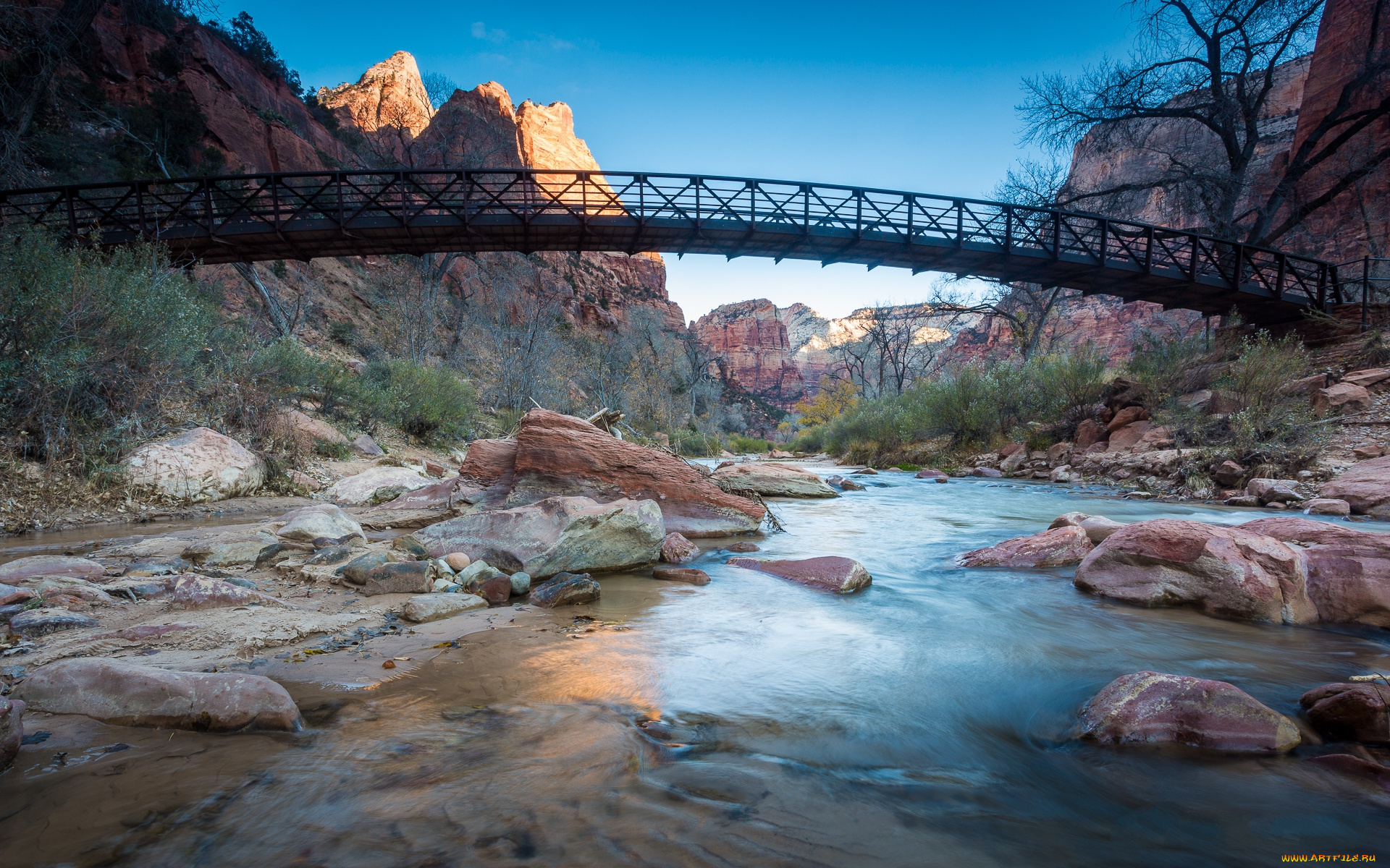 природа, реки, озера, река, лес, горы