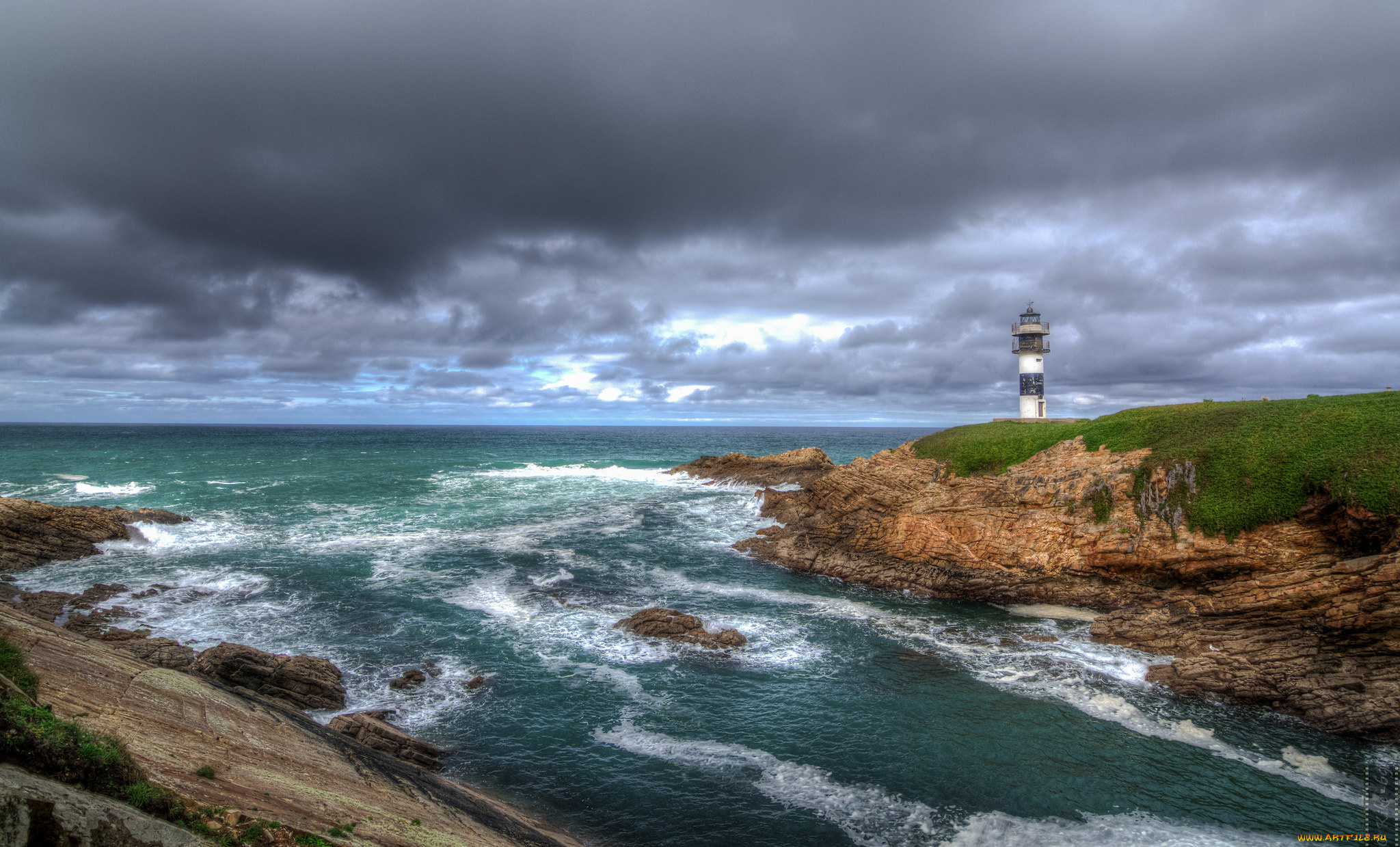 природа, маяки, маяк, побережье