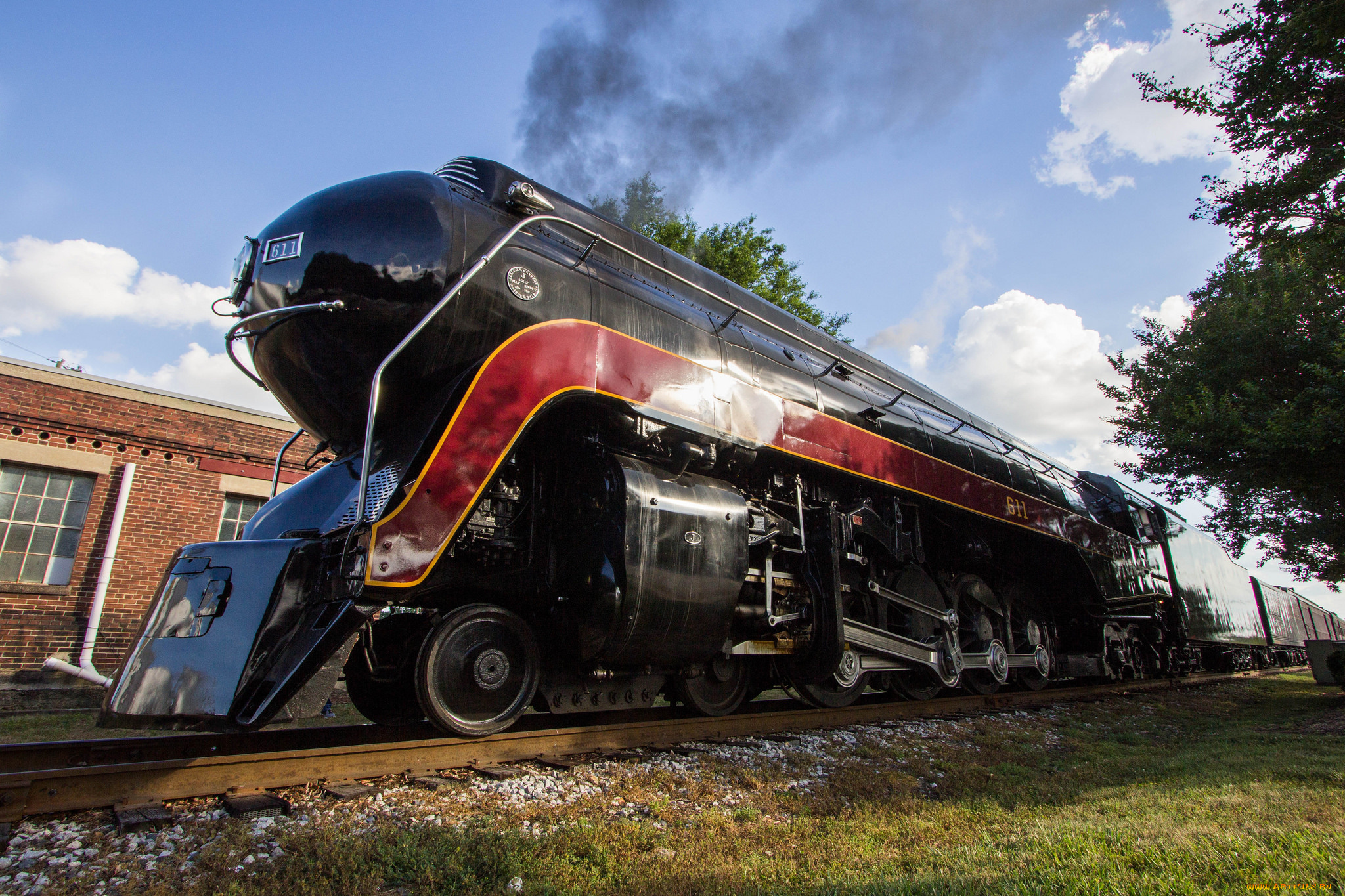 техника, паровозы, дорога, железная, паровоз, рельсы