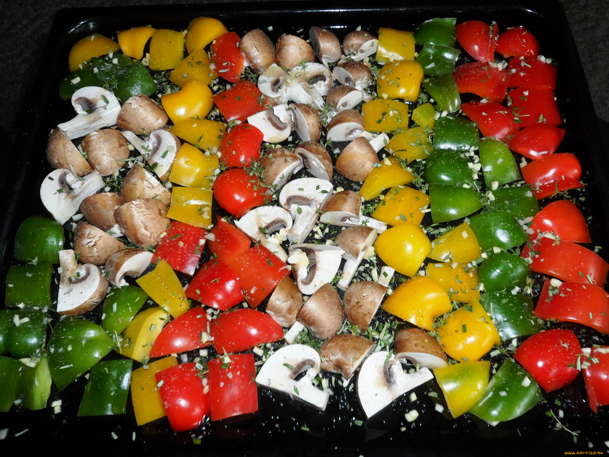 еда, грибы, , грибные, блюда, перец