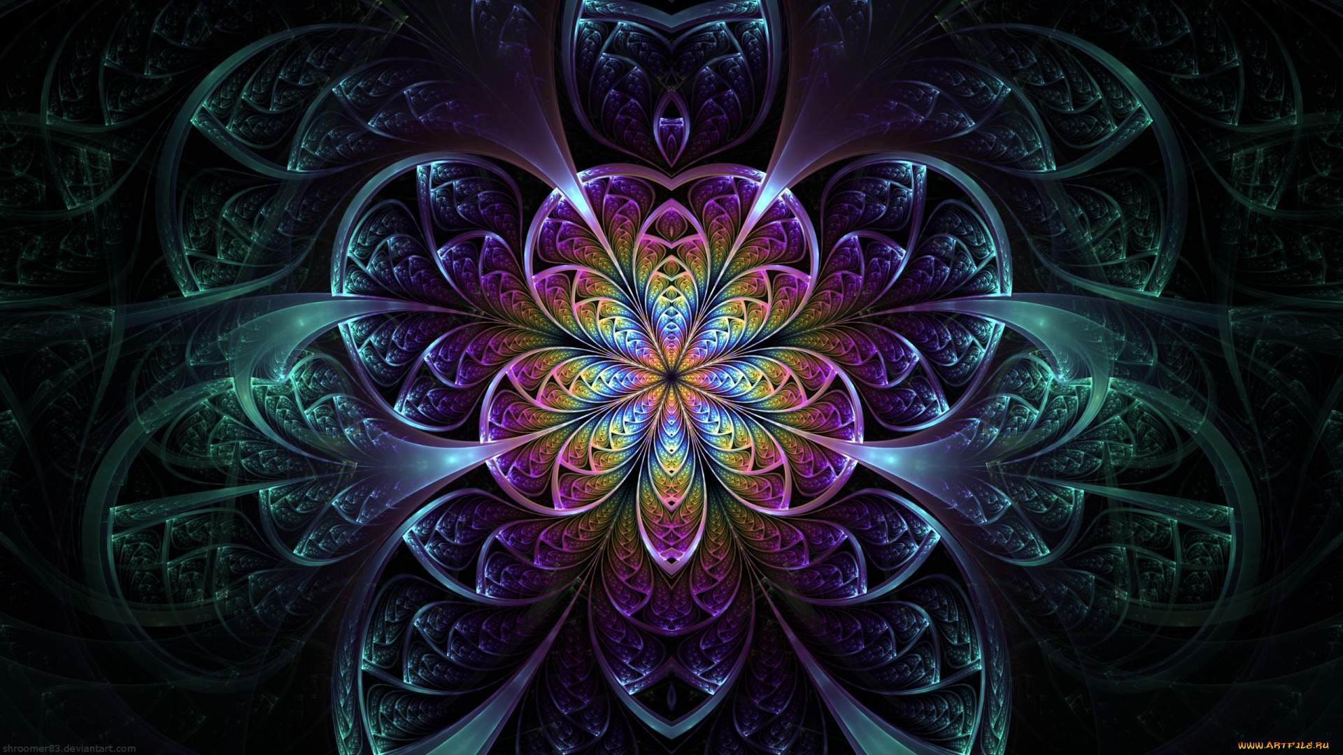 3д, графика, фракталы, , fractal, цвета, фон, узор