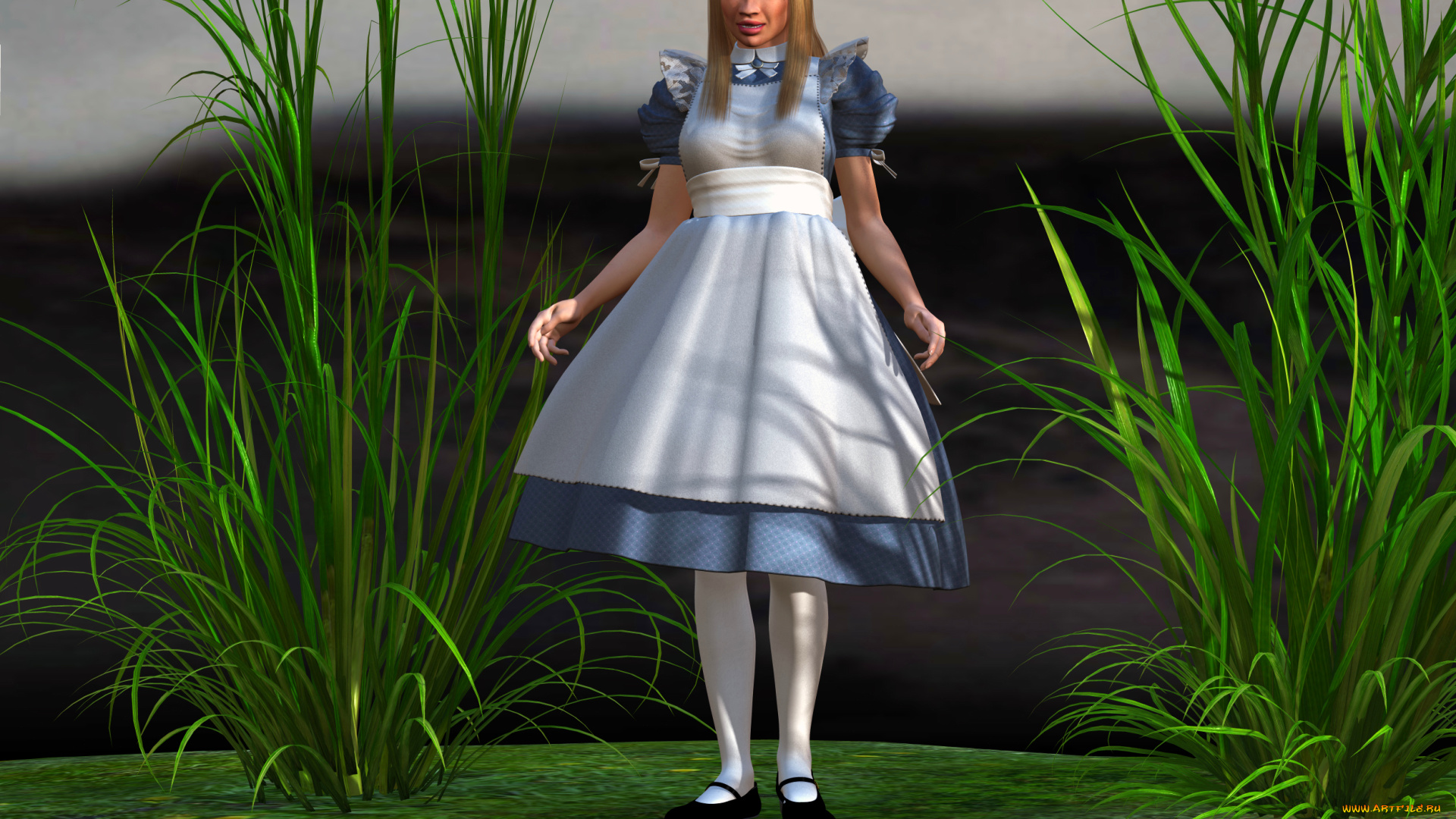 3д, графика, люди, , people, взгляд, фон, девушка