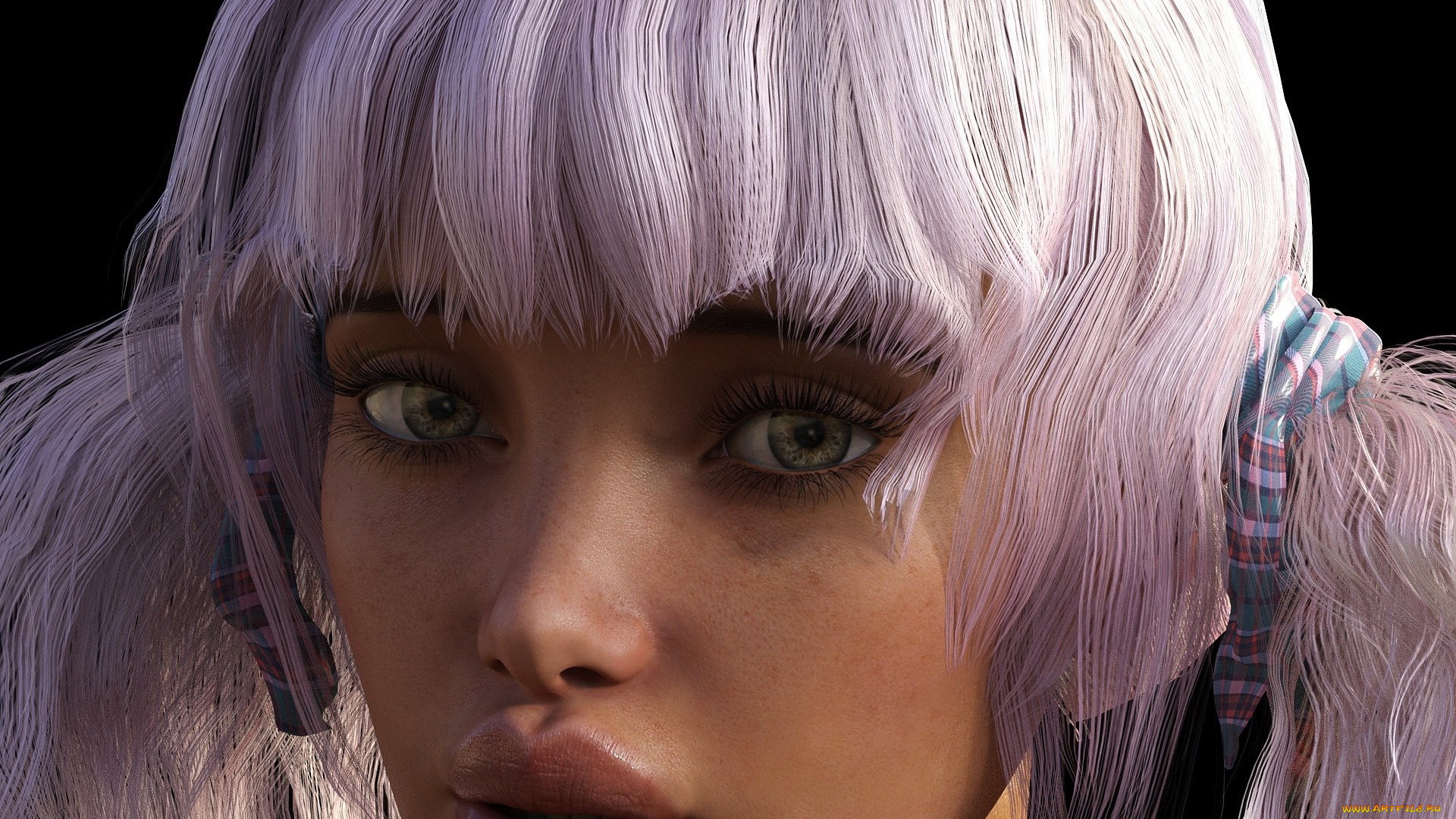 3д, графика, портрет, , portraits, девушка, фон, взгляд