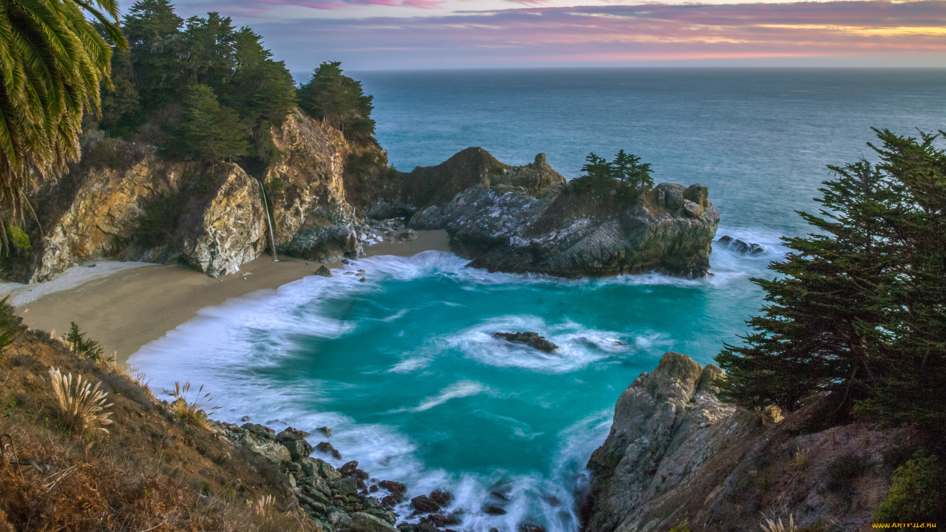 природа, побережье, берег, море