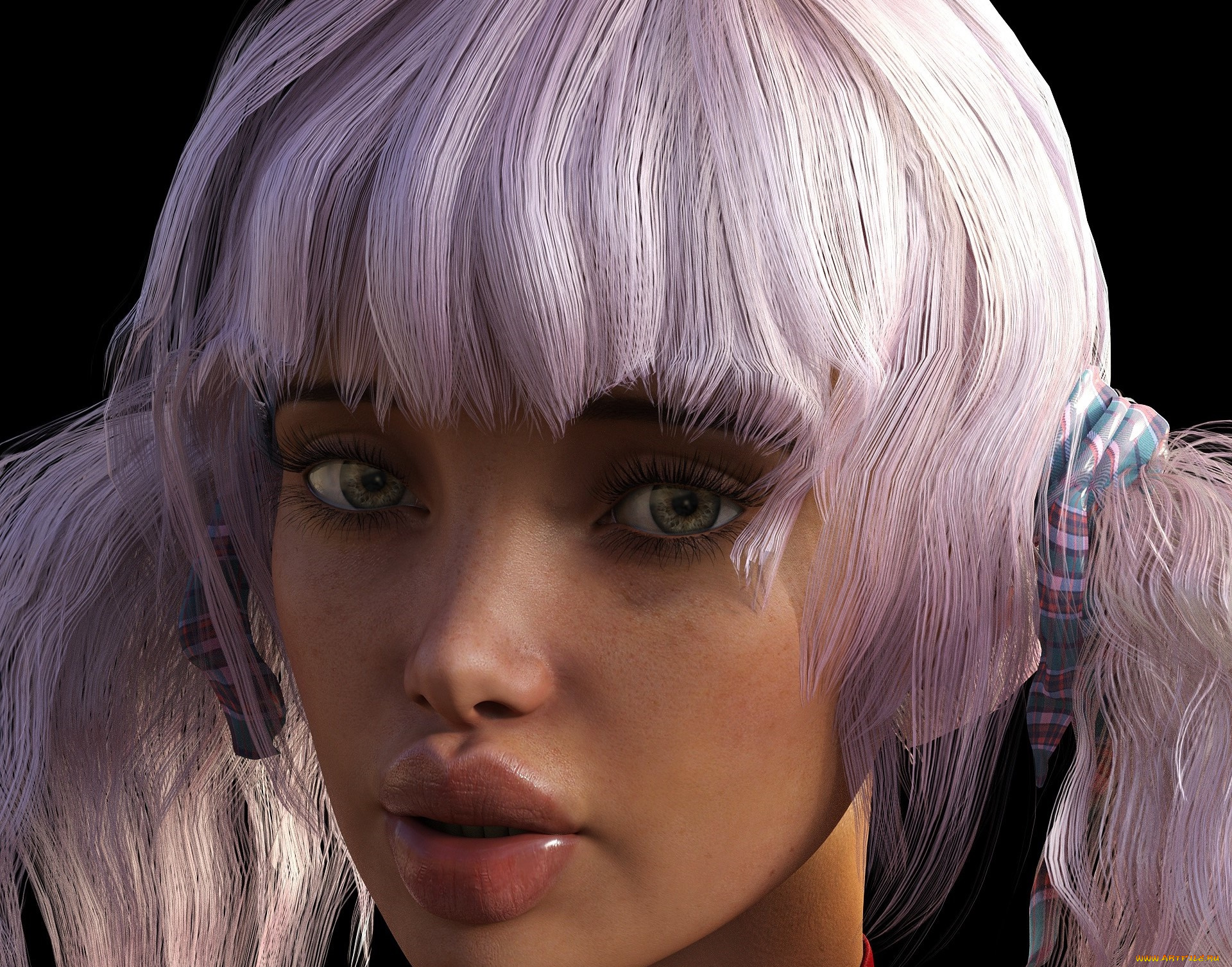 3д, графика, портрет, , portraits, девушка, фон, взгляд