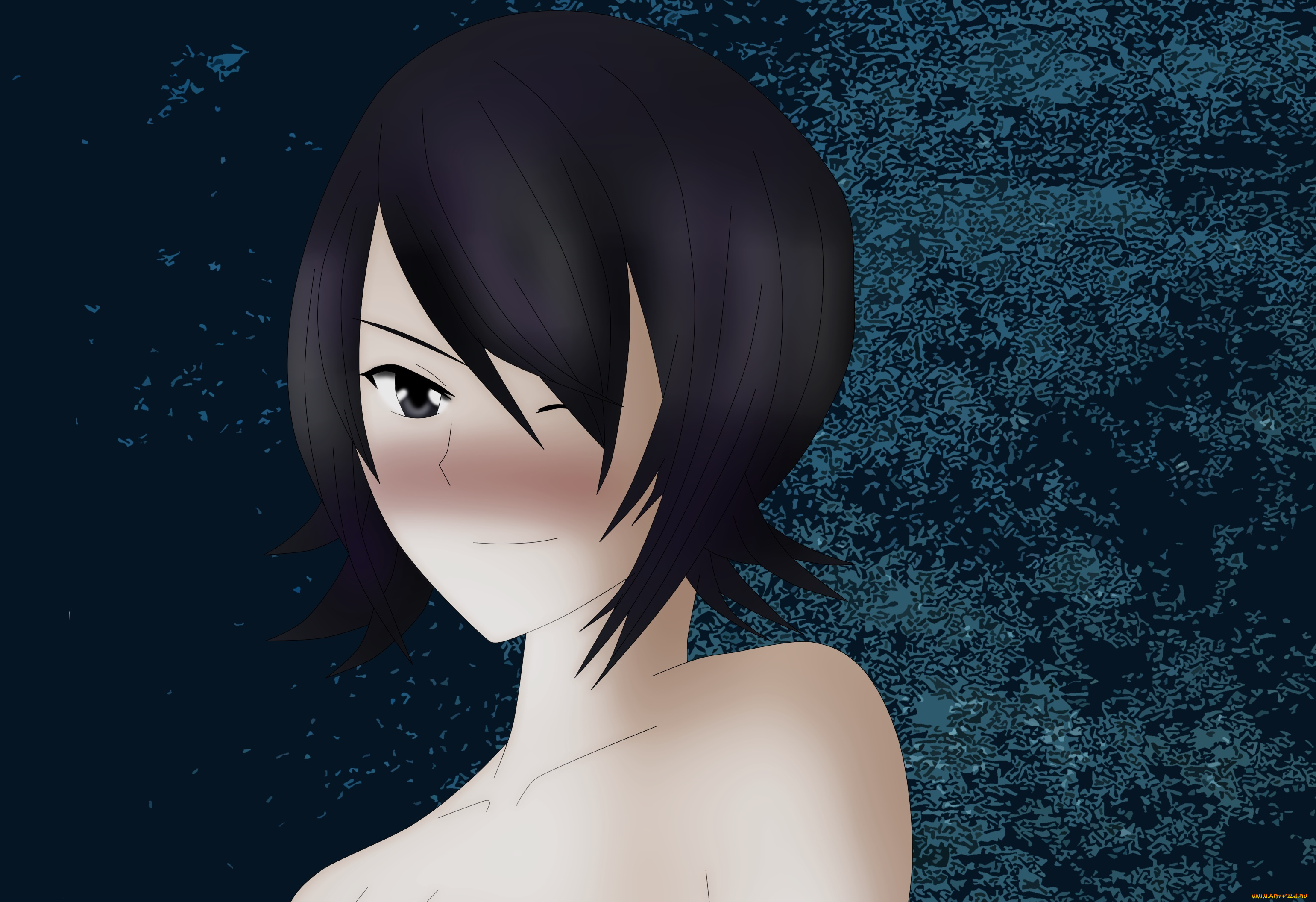 векторная, графика, девушки, , girls, фон, взгляд, девушка