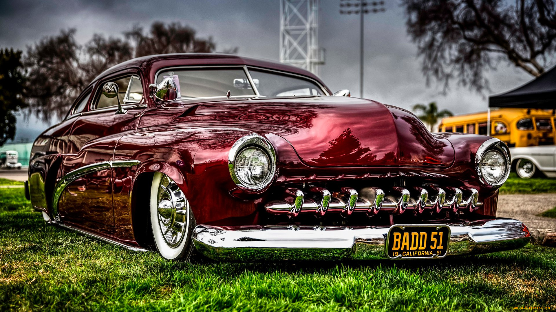 автомобили, выставки, и, уличные, фото, 1951, mercury