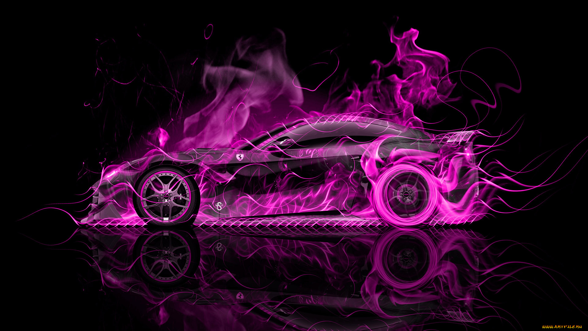 ferrari, f12, berlinetta, side, super, fire, abstract, car, 2014, автомобили, 3д, 2014, car, abstract, ferrari, f12, berlinetta, side, super, fire