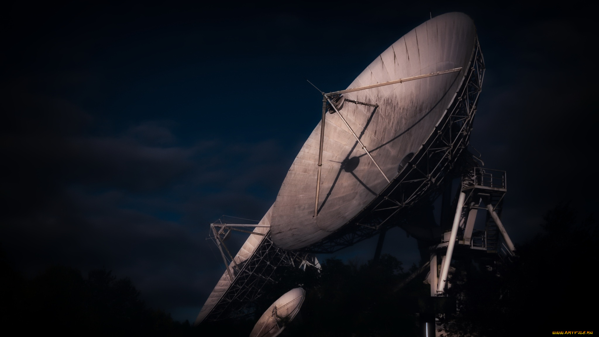 космос, разное, другое, небо, ночь, антенна