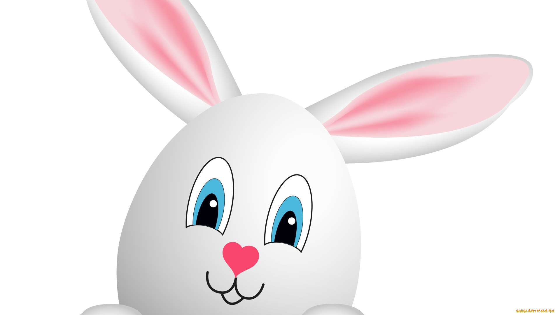 векторная, графика, животные, , animals, кролик