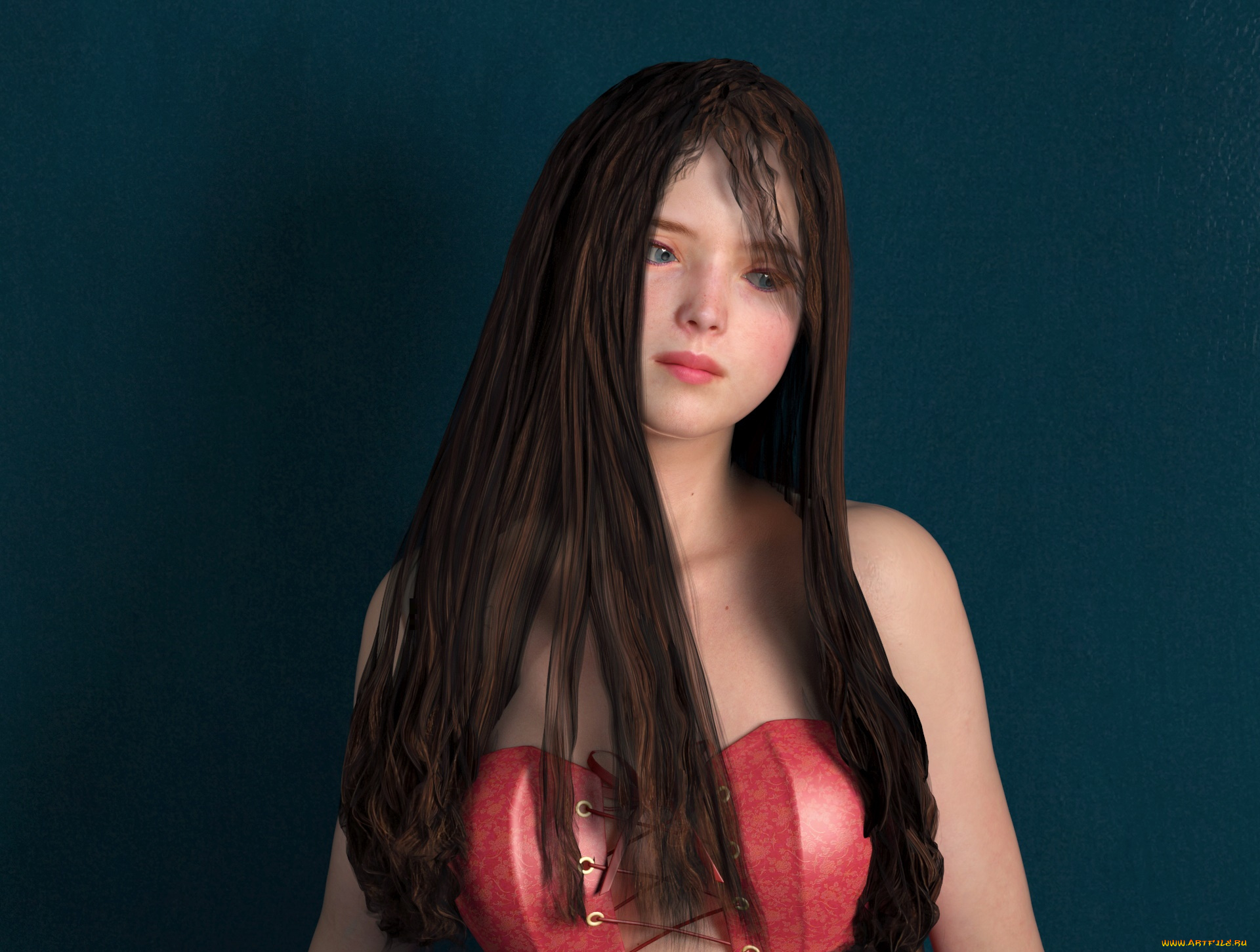 3д, графика, люди, , people, фон, взгляд, девушка