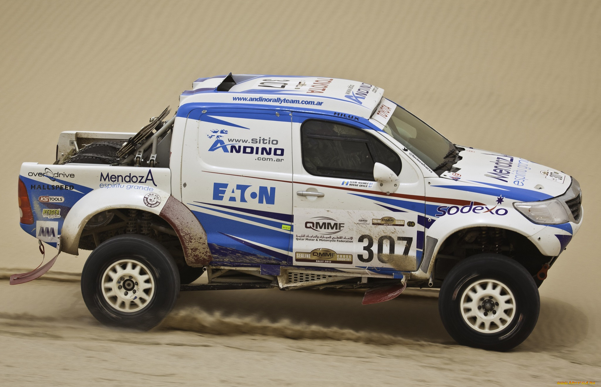 toyota, hilux, rally, car, 2012, спорт, авторалли, 2012, car, toyota, hilux, rally