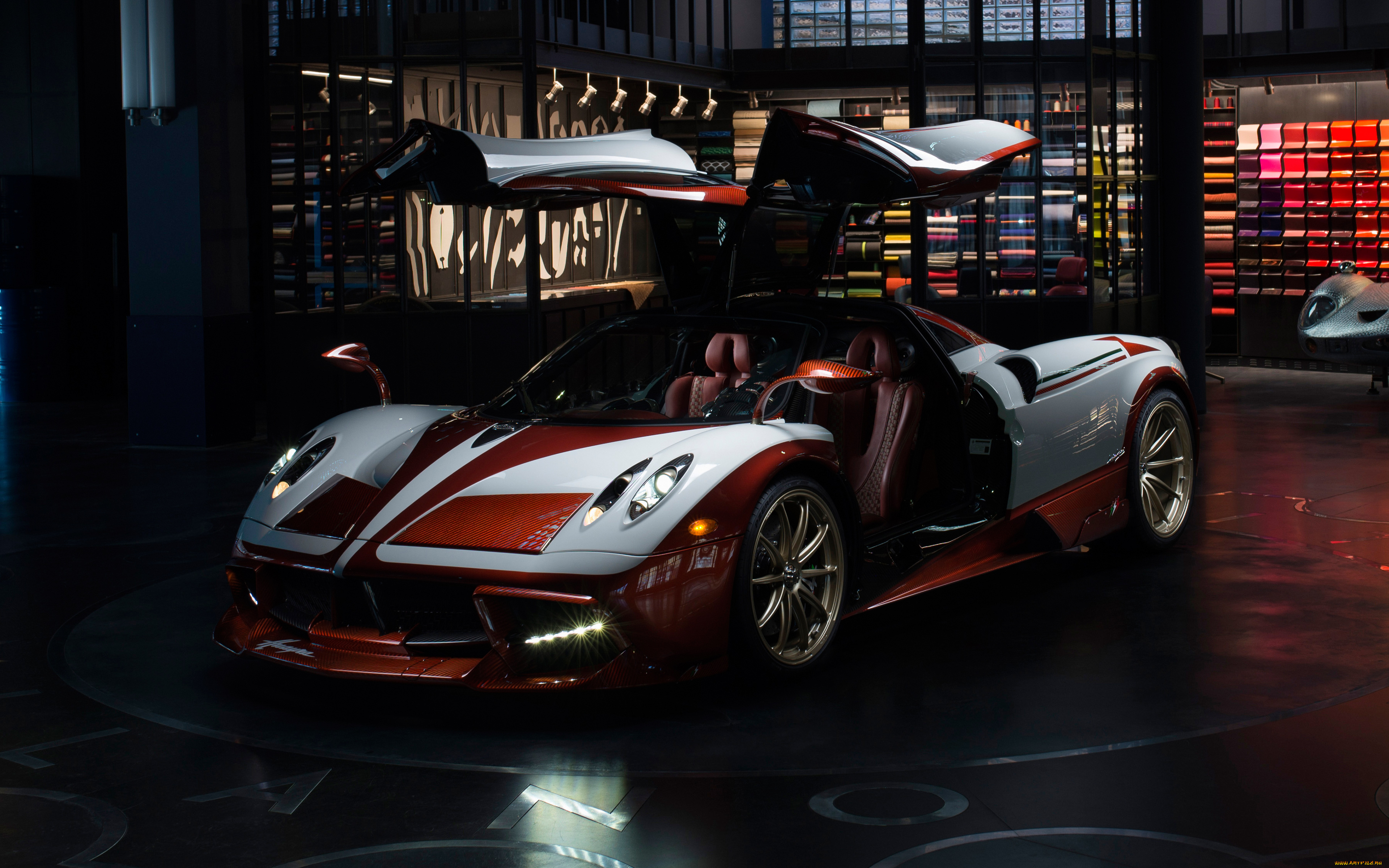 автомобили, pagani, huayra, lampo