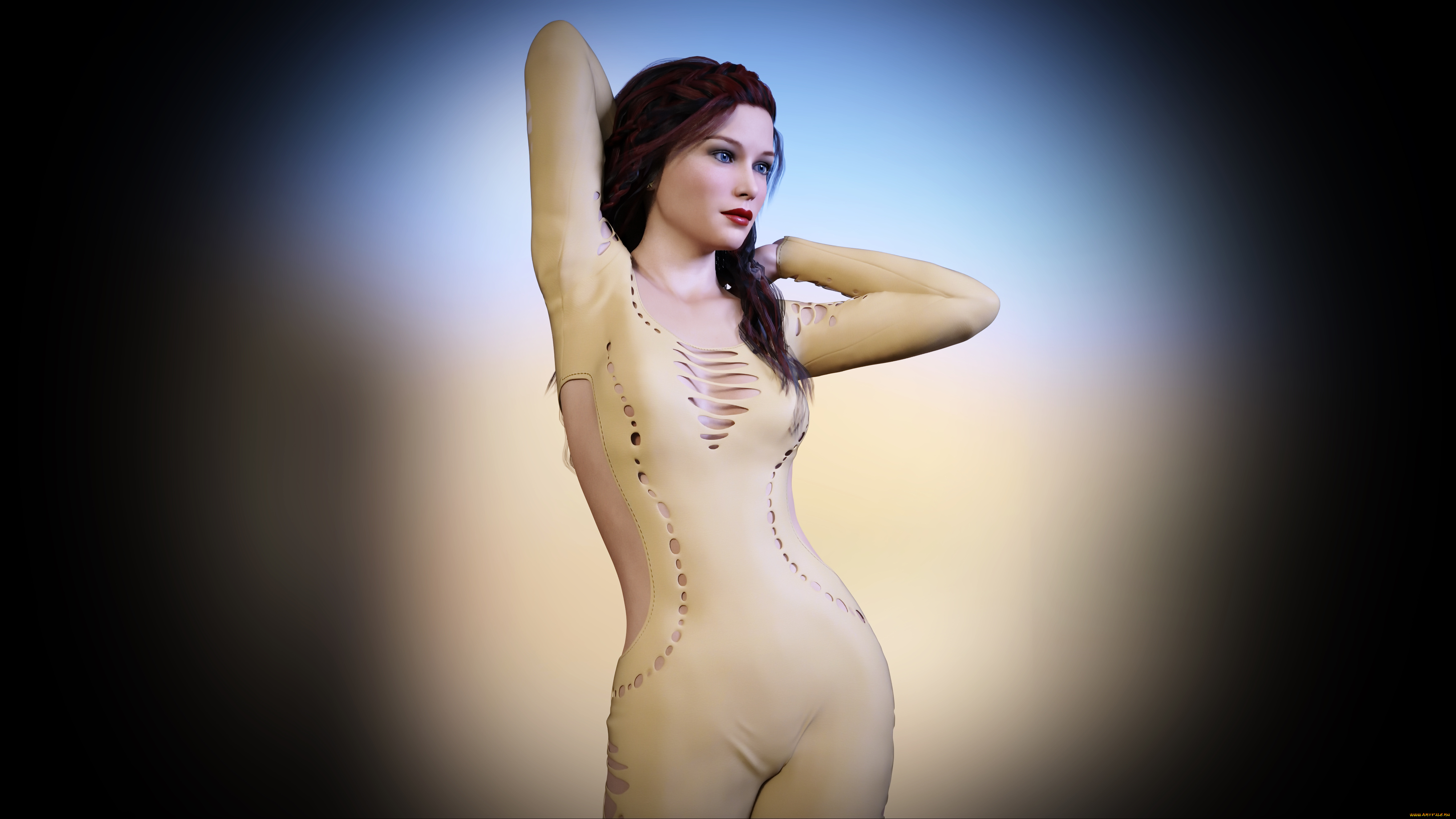 3д, графика, люди, , people, фон, взгляд, девушка