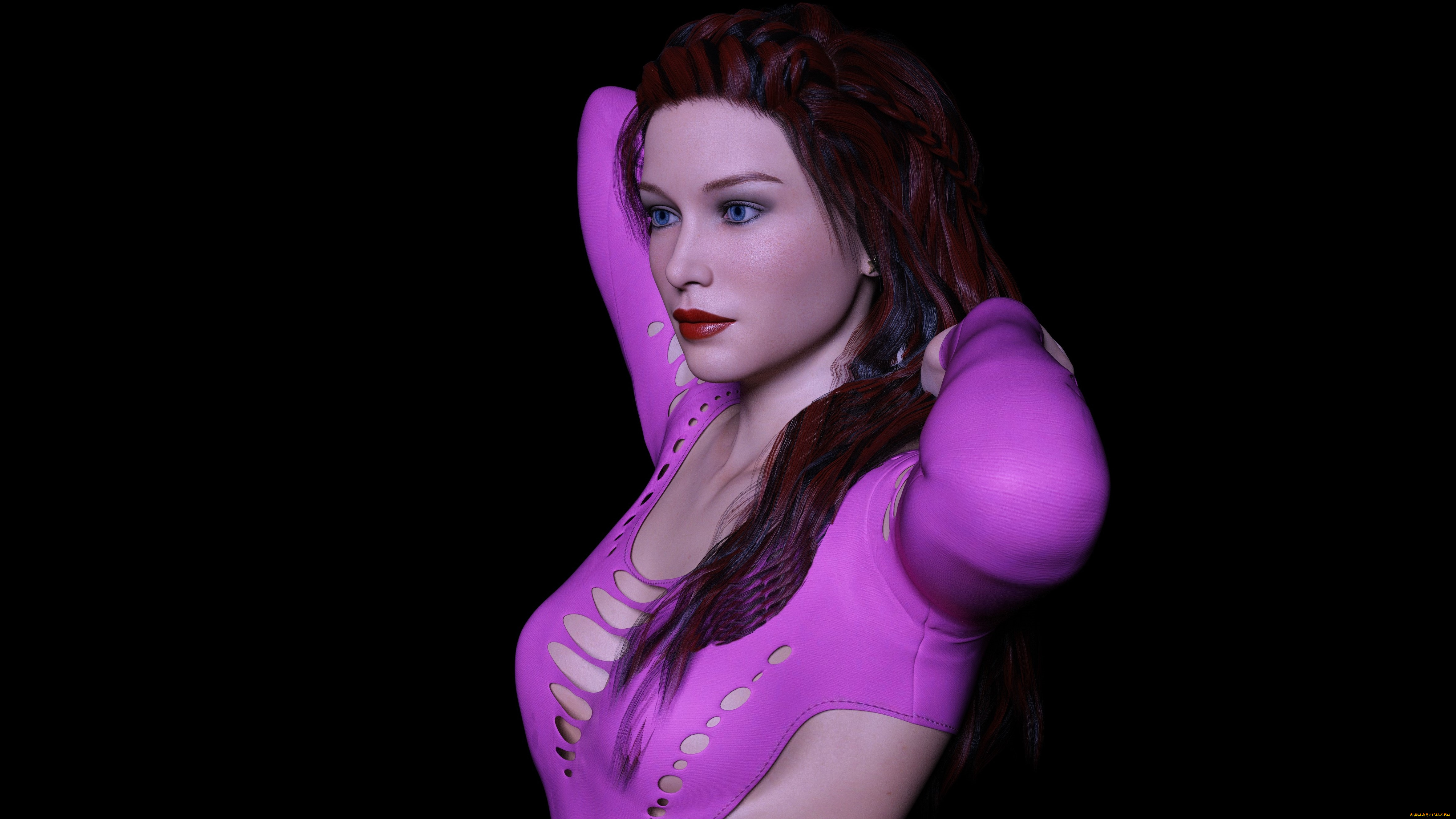 3д, графика, люди, , people, фон, взгляд, девушка