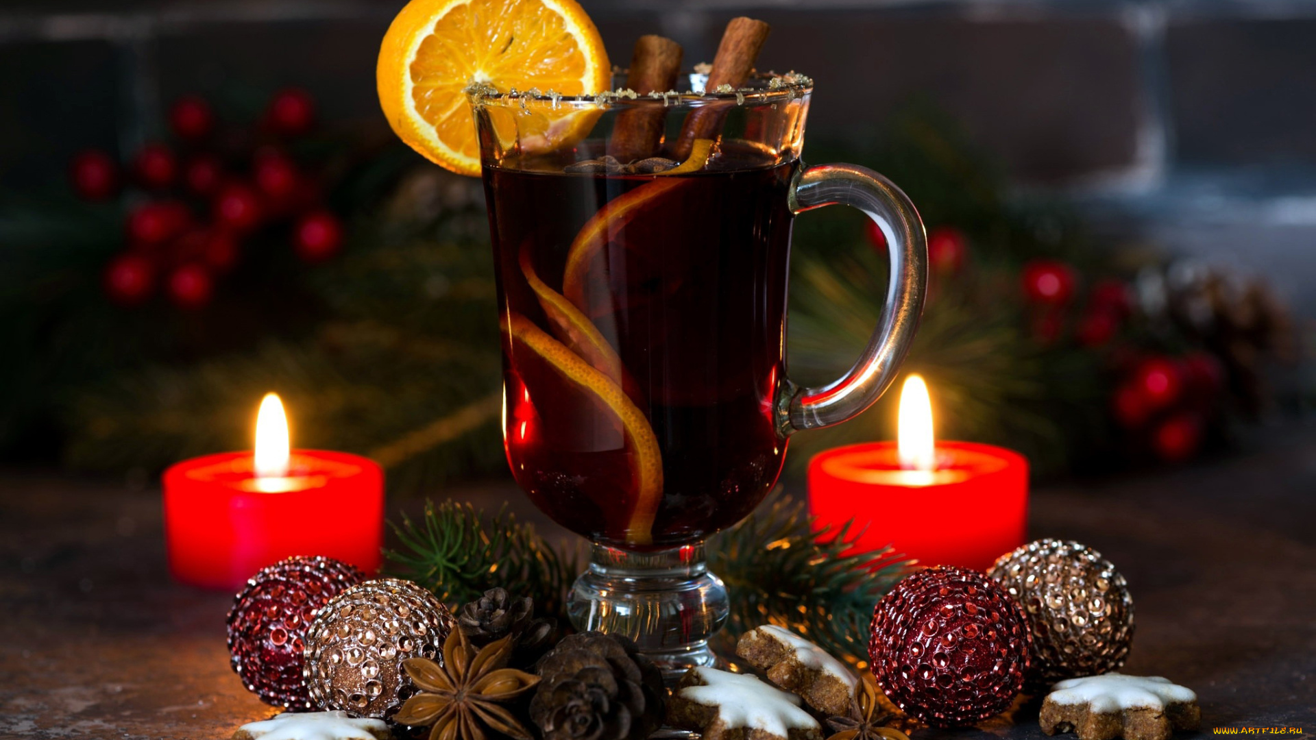 праздничные, угощения, глинтвейн