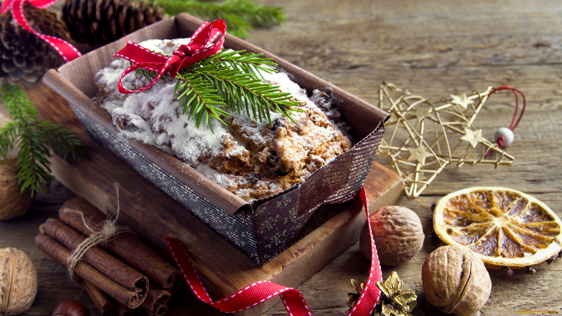 праздничные, угощения, пирог