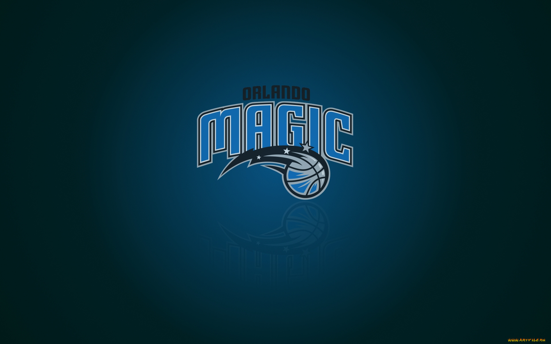 спорт, эмблемы, клубов, orlando, magic, фон, логотип