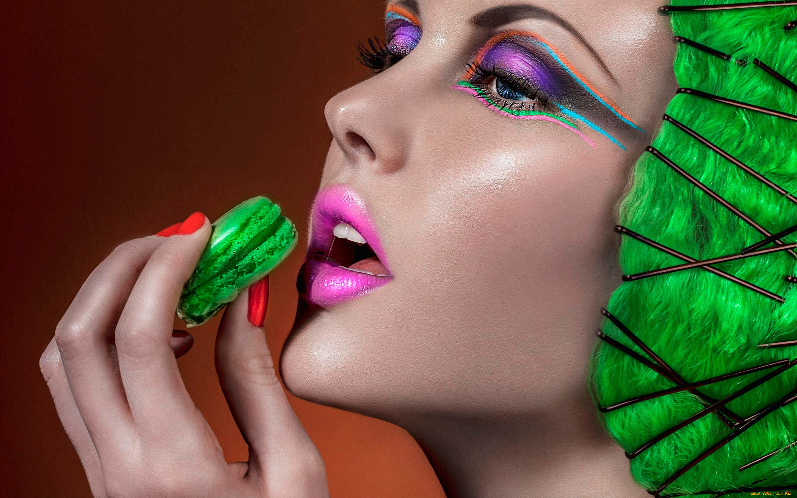 девушки, -unsort, , лица, , портреты, зеленое, губы, глаза