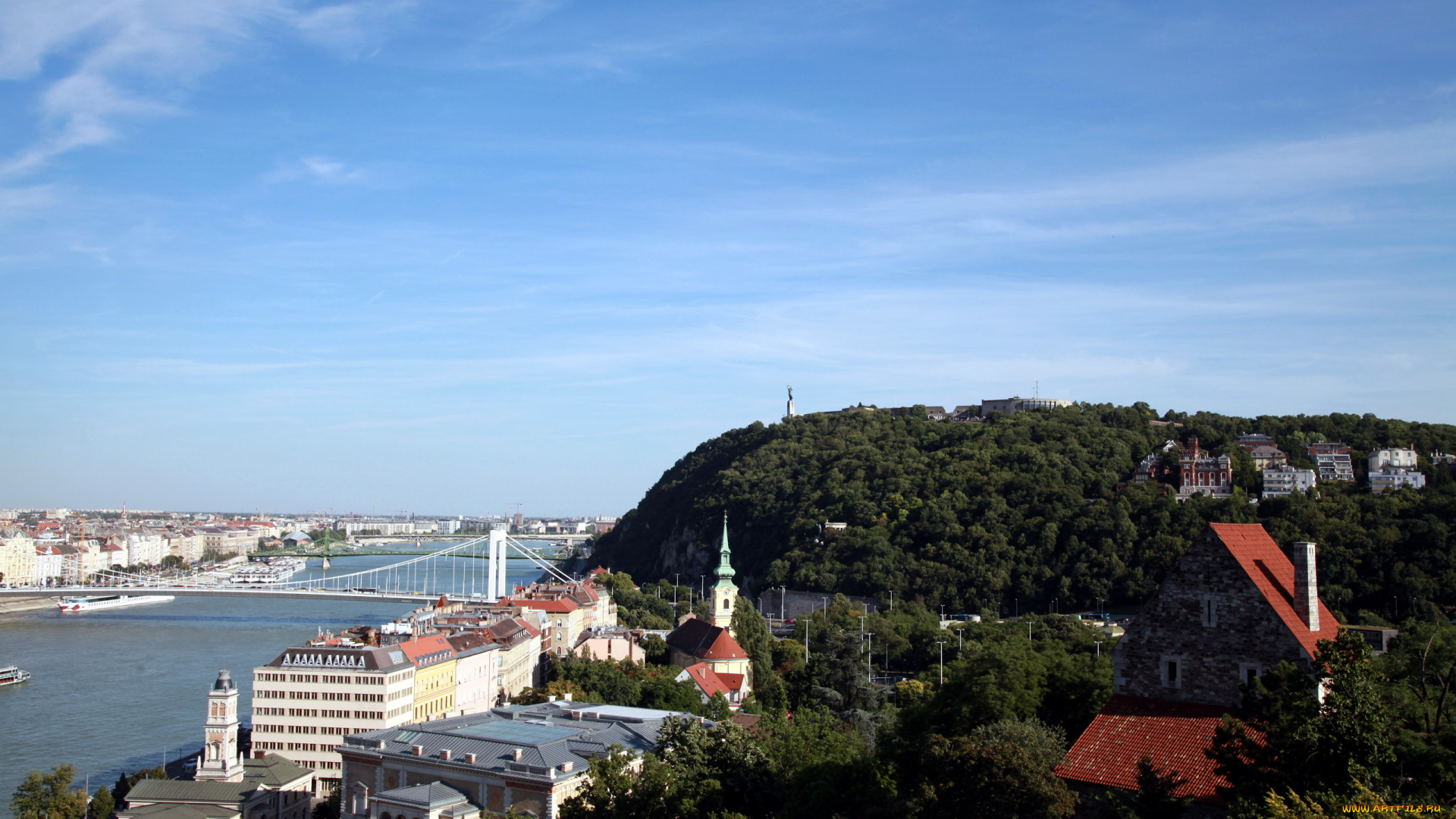 города, будапешт, , венгрия, панорама