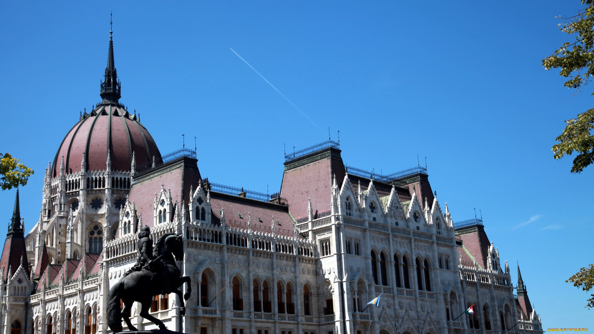 города, будапешт, , венгрия, здание, памятник