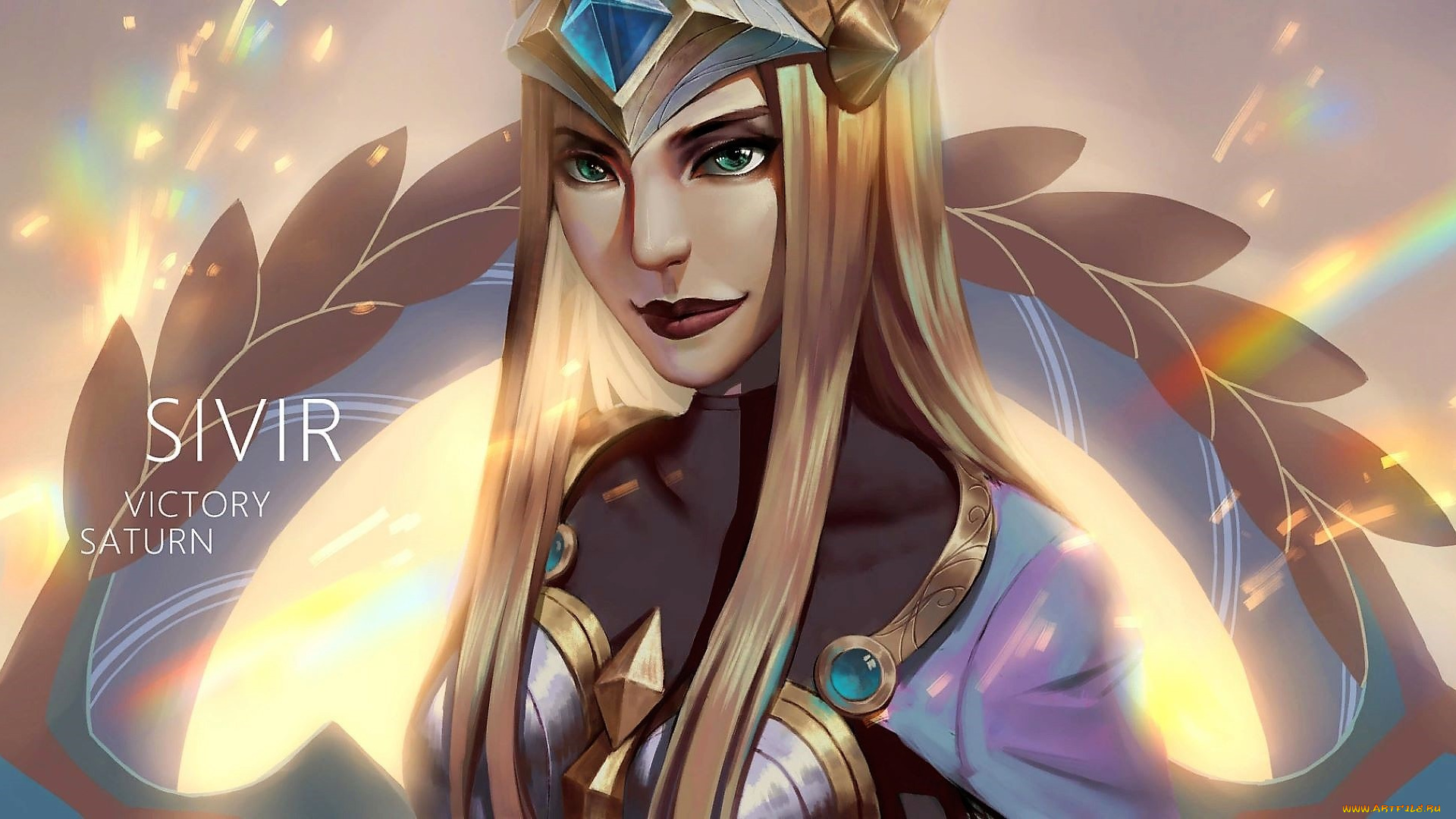 видео, игры, league, of, legends, sivir, лицо