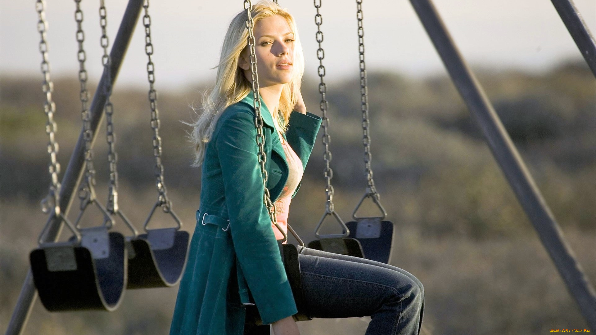кино, фильмы, the, island, девушка, качели