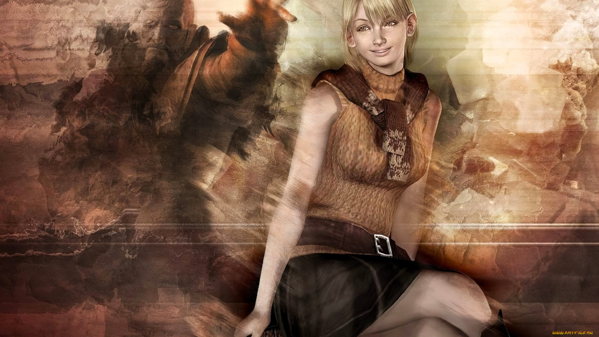 видео, игры, resident, evil, 4, девочка, бочка