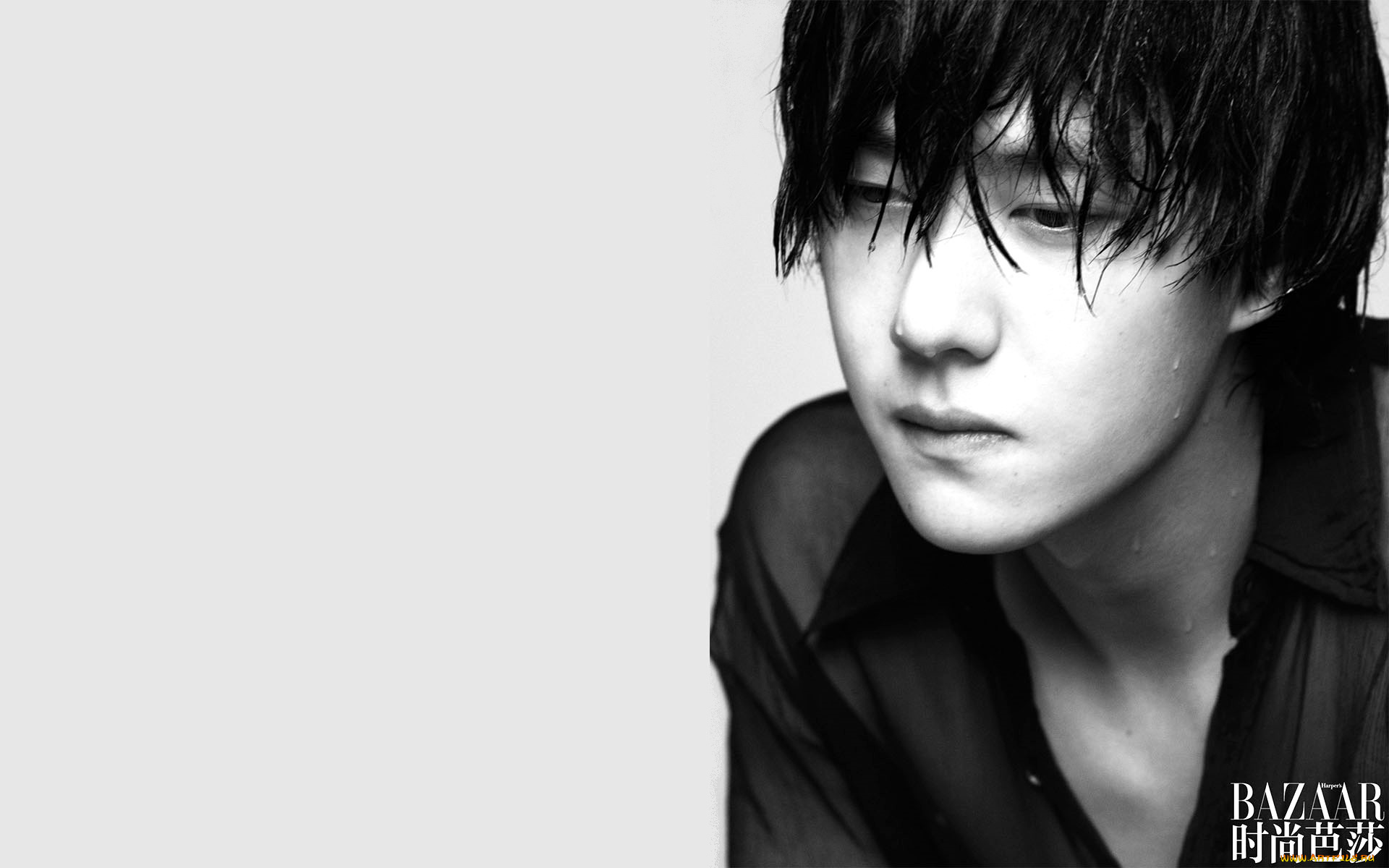 мужчины, wang, yi, bo, актер, лицо, рубашка