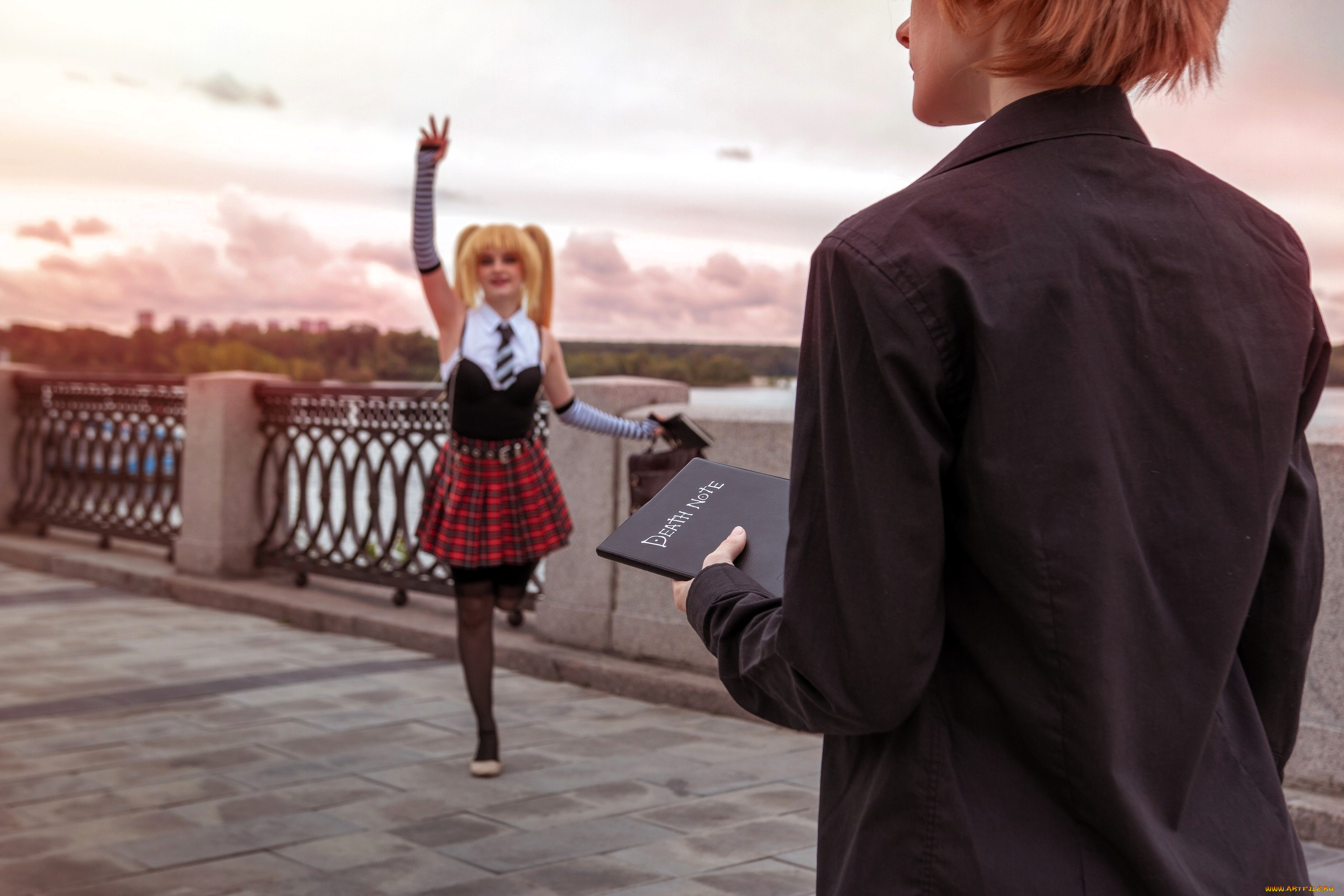 девушки, kirdjava, костюмы, образы, тетрадь, набережная