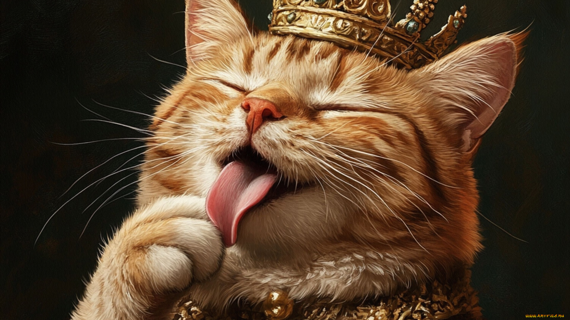 рисованное, животные, , коты, кот, кошка