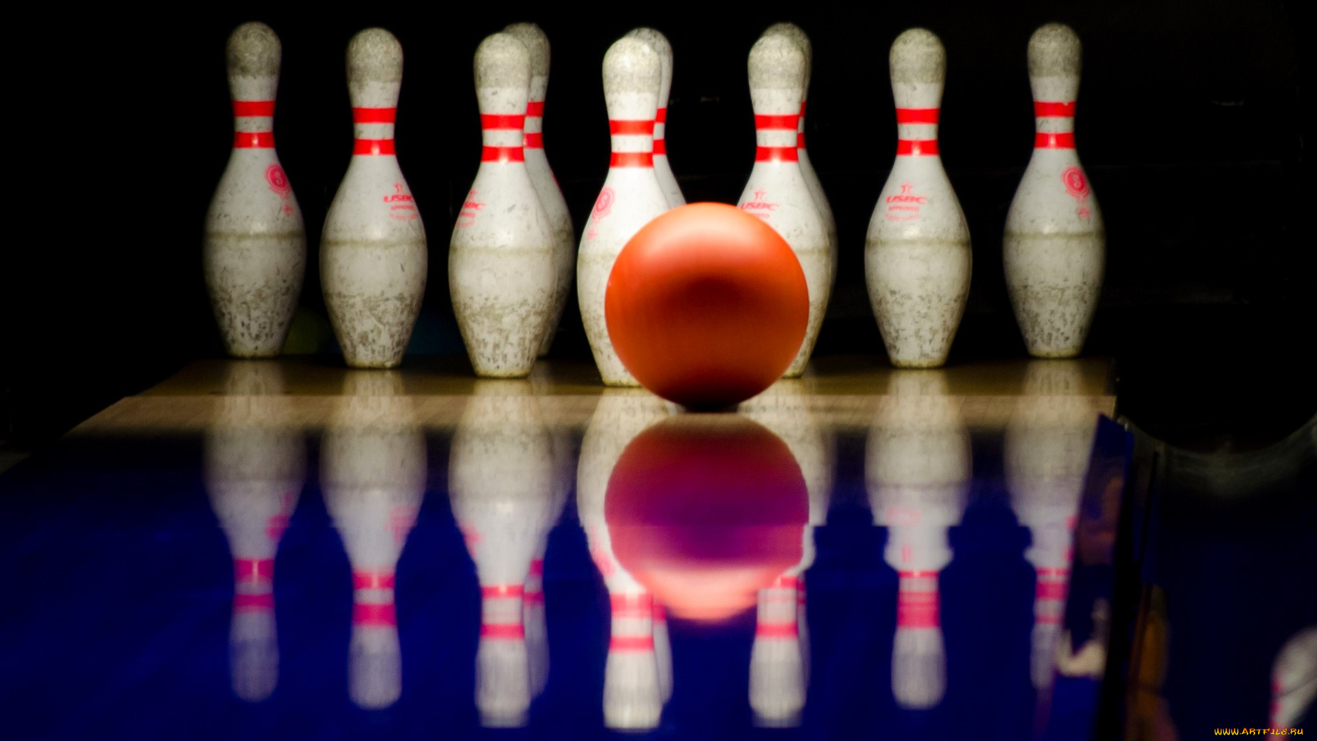 спорт, боулинг, кегли, шар