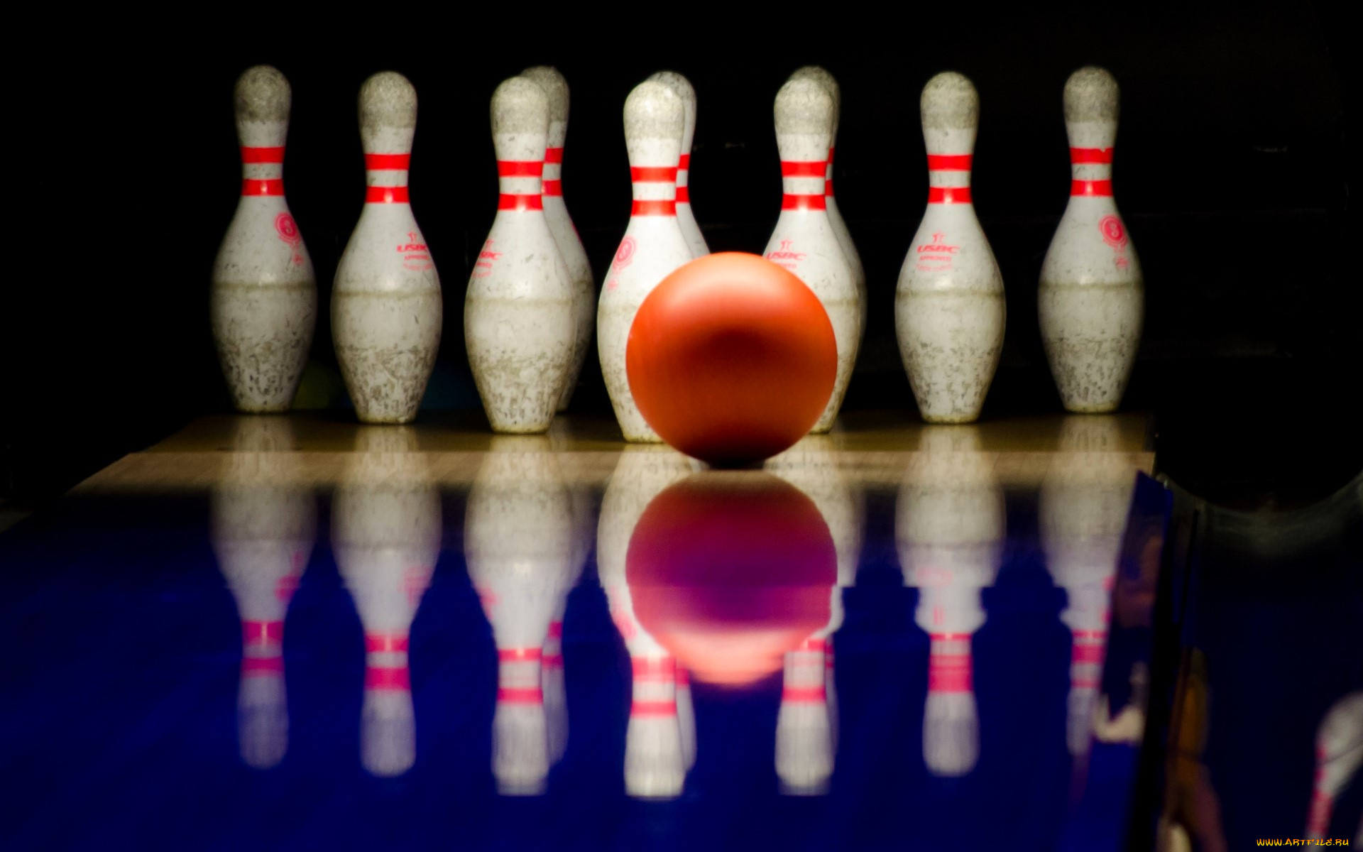 спорт, боулинг, кегли, шар