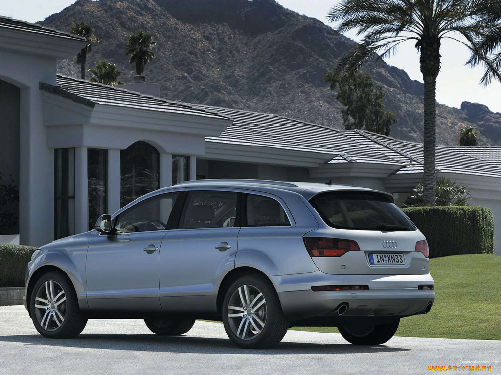 audi, q7, line, автомобили