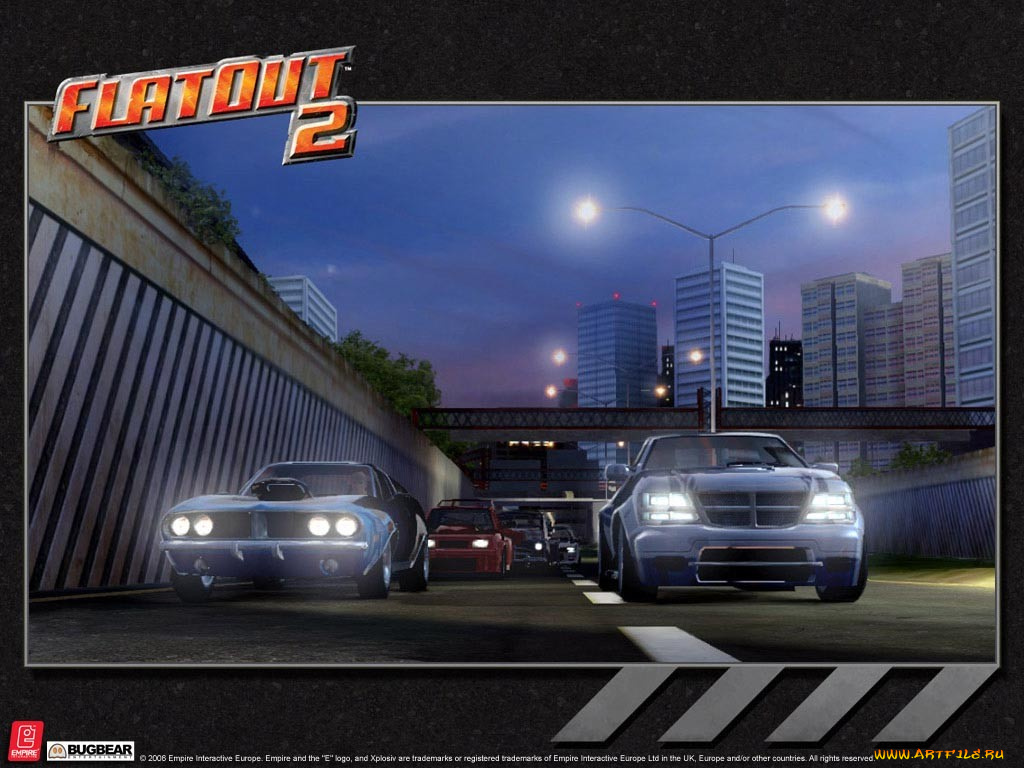 flatout, видео, игры, flat, out