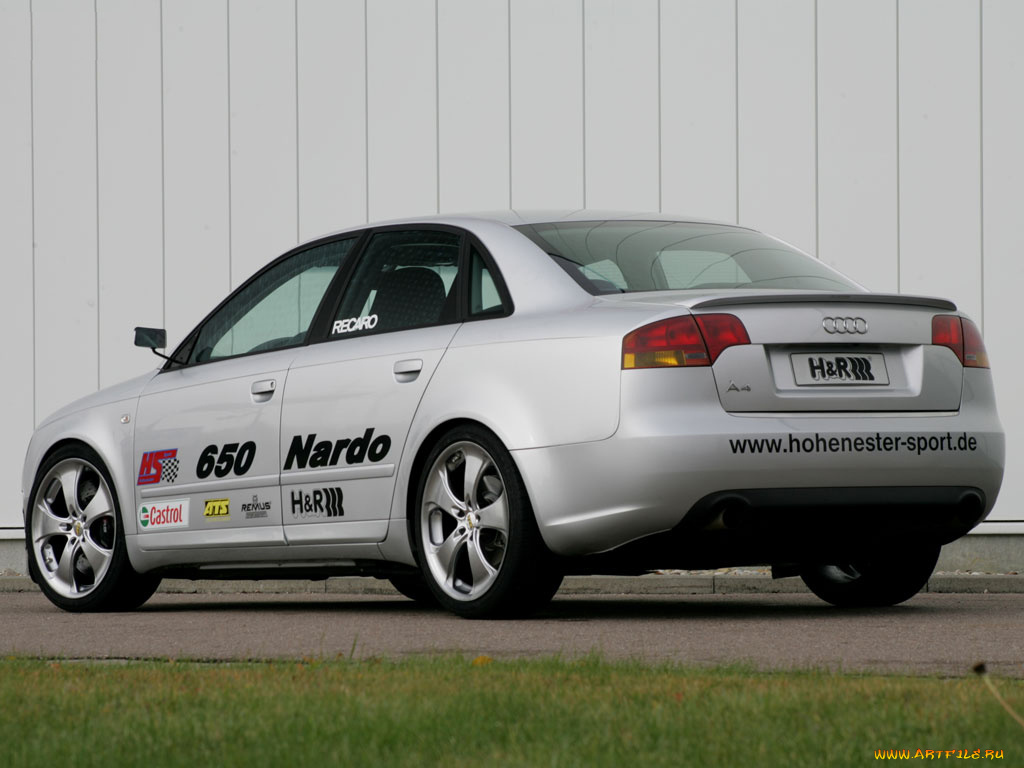 h&r, audi, a4, автомобили